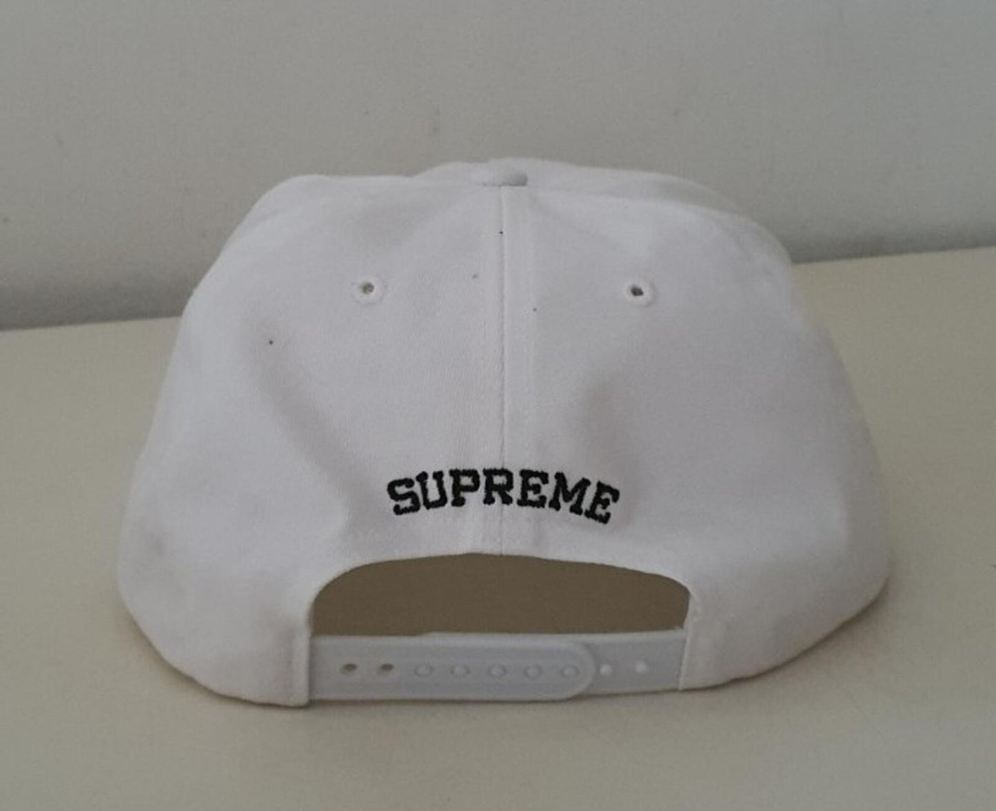 SS20 Supreme Underline 5-panel Cap White