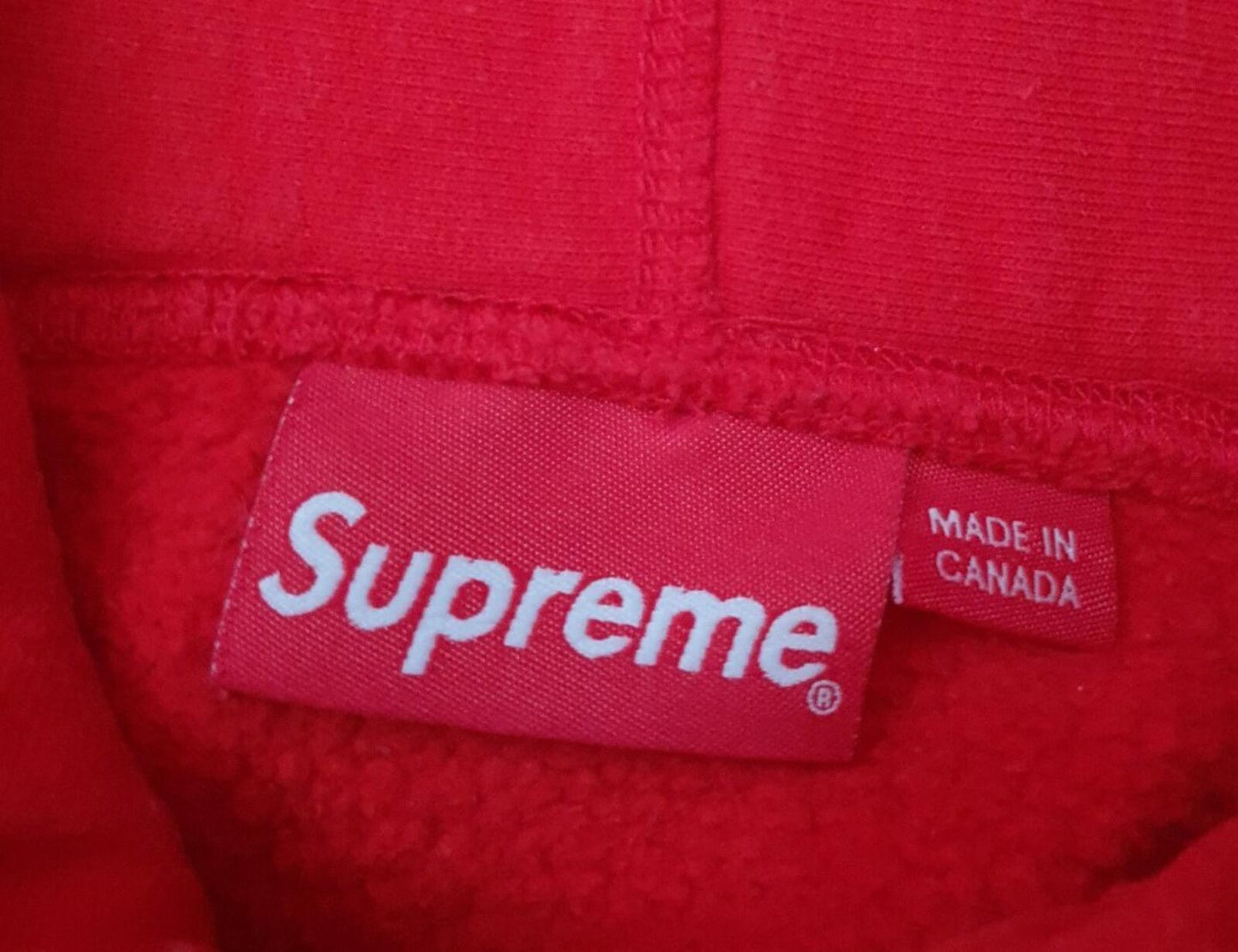 FW16 Supreme Rose Hooded Sweatshirt Red Size M