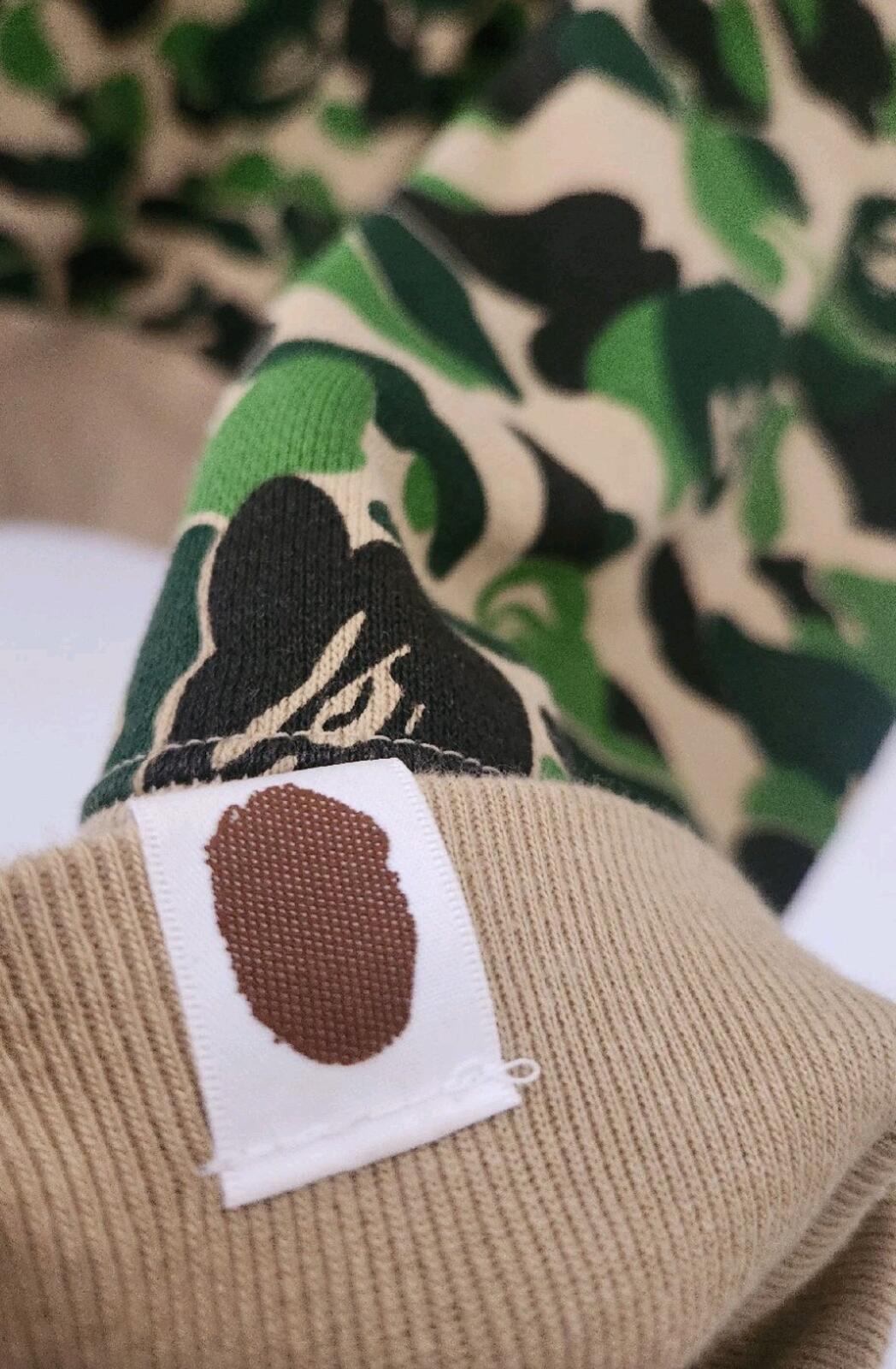 A Bathing Ape Men ABC Camo 2nd Ape Wide Pullover Hoodie Size M BAPE