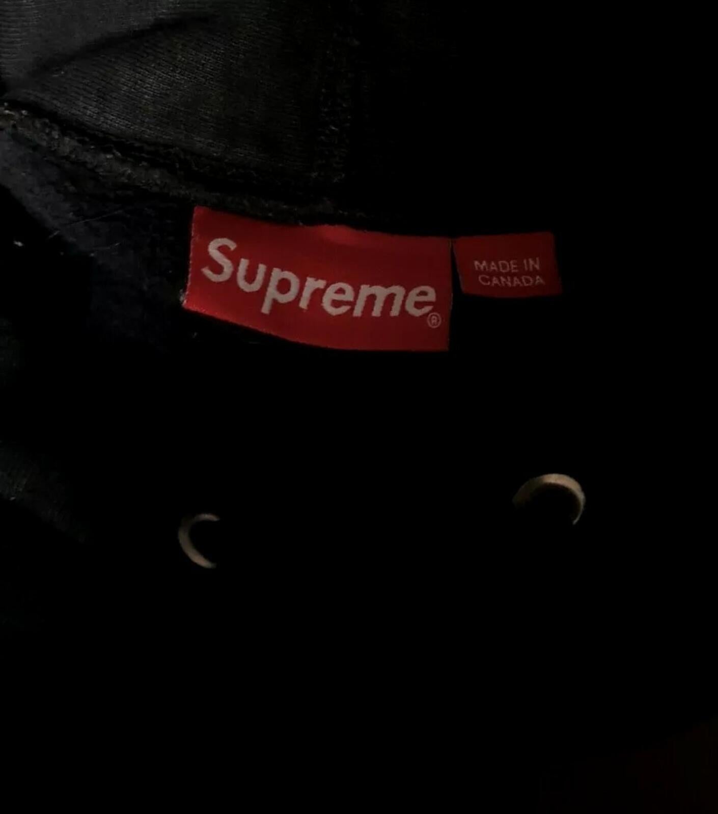 FW13 Supreme Ganesh Hanu Kapuzenpullover Schwarz Größe M