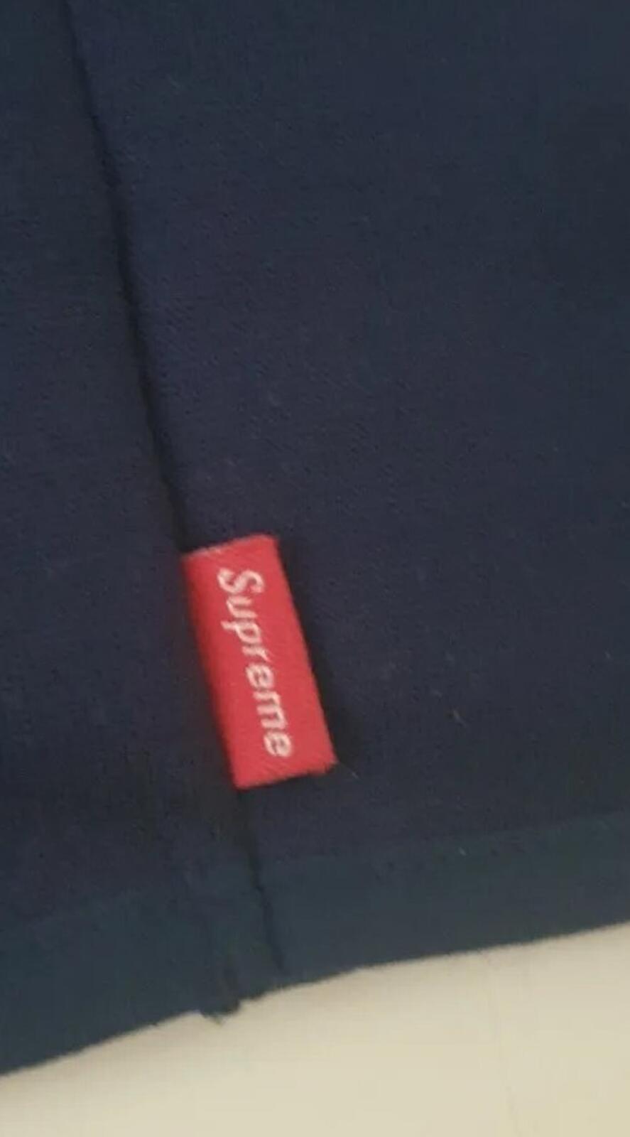 FW15 Supreme fleece neck gaiter navy neck warmer blue Rare