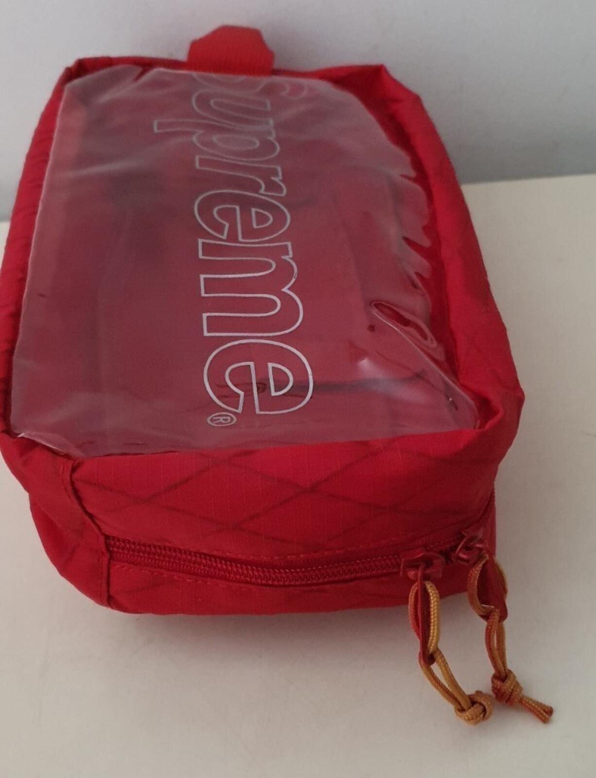 FW18 Supreme Utility Bag Red Waterproof Reflective