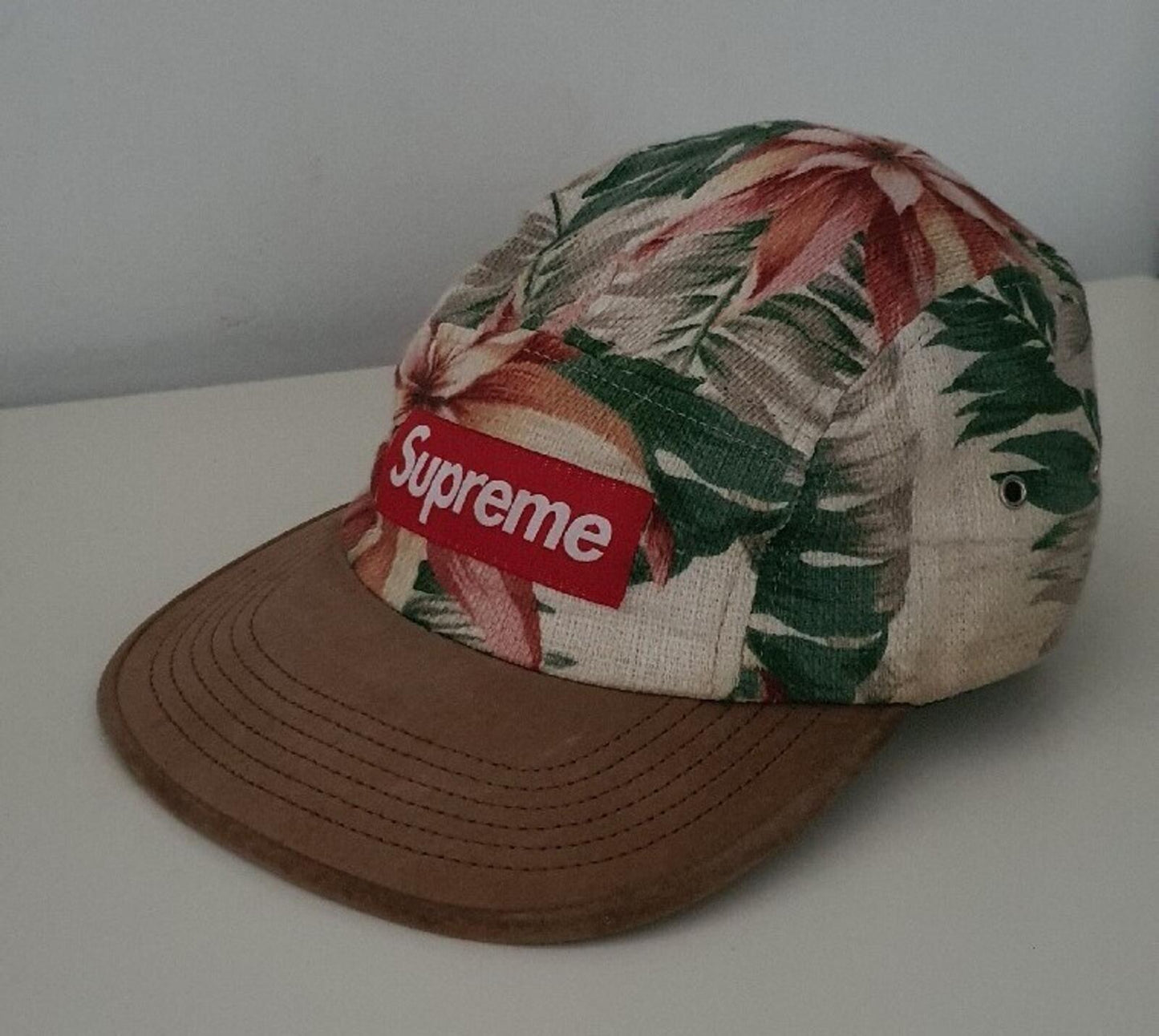 SS12 Supreme Floral Suede Camp Cap