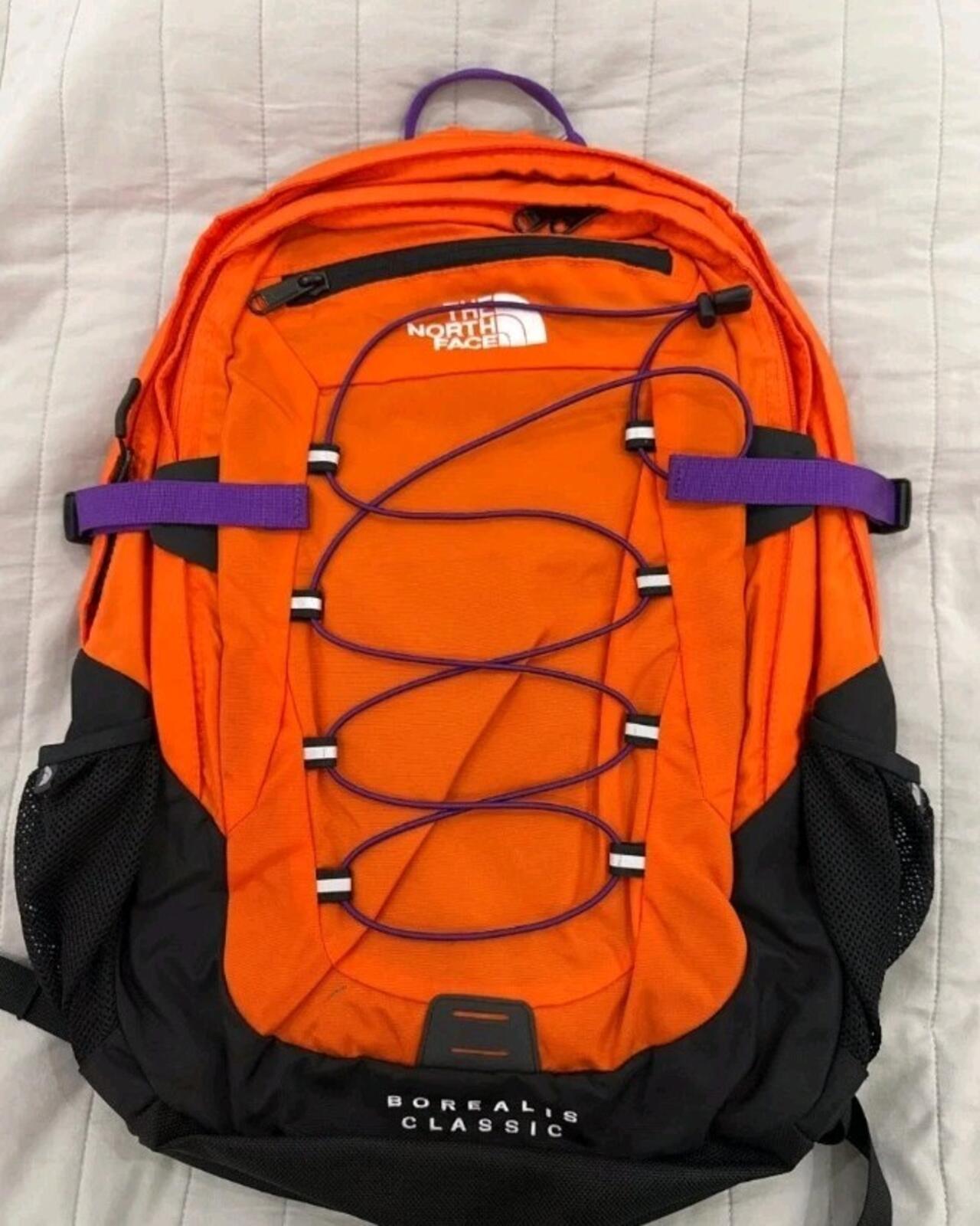 The North Face Borealis Classic Backpack Orange Purple Bag