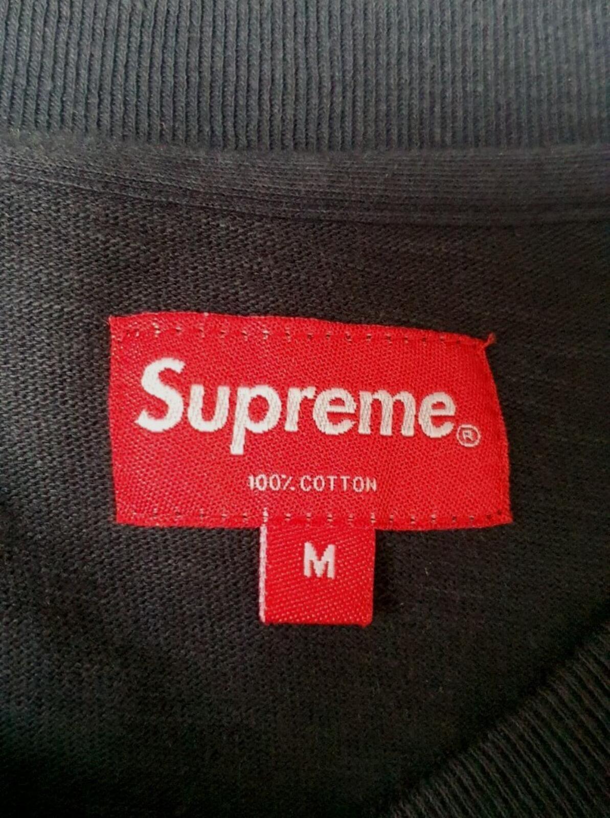 SS16 Supreme Arc Logo L/S top M medium navy long sleeve T-shirt tee
