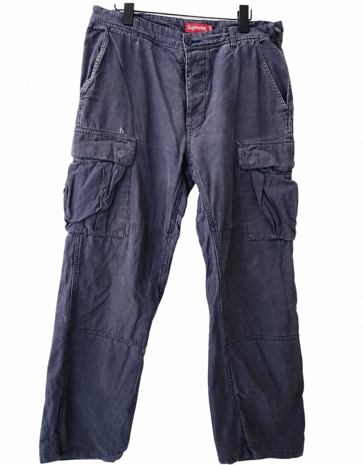 FW18 Supreme Cargo Pant Navy Size 34 W34 L32