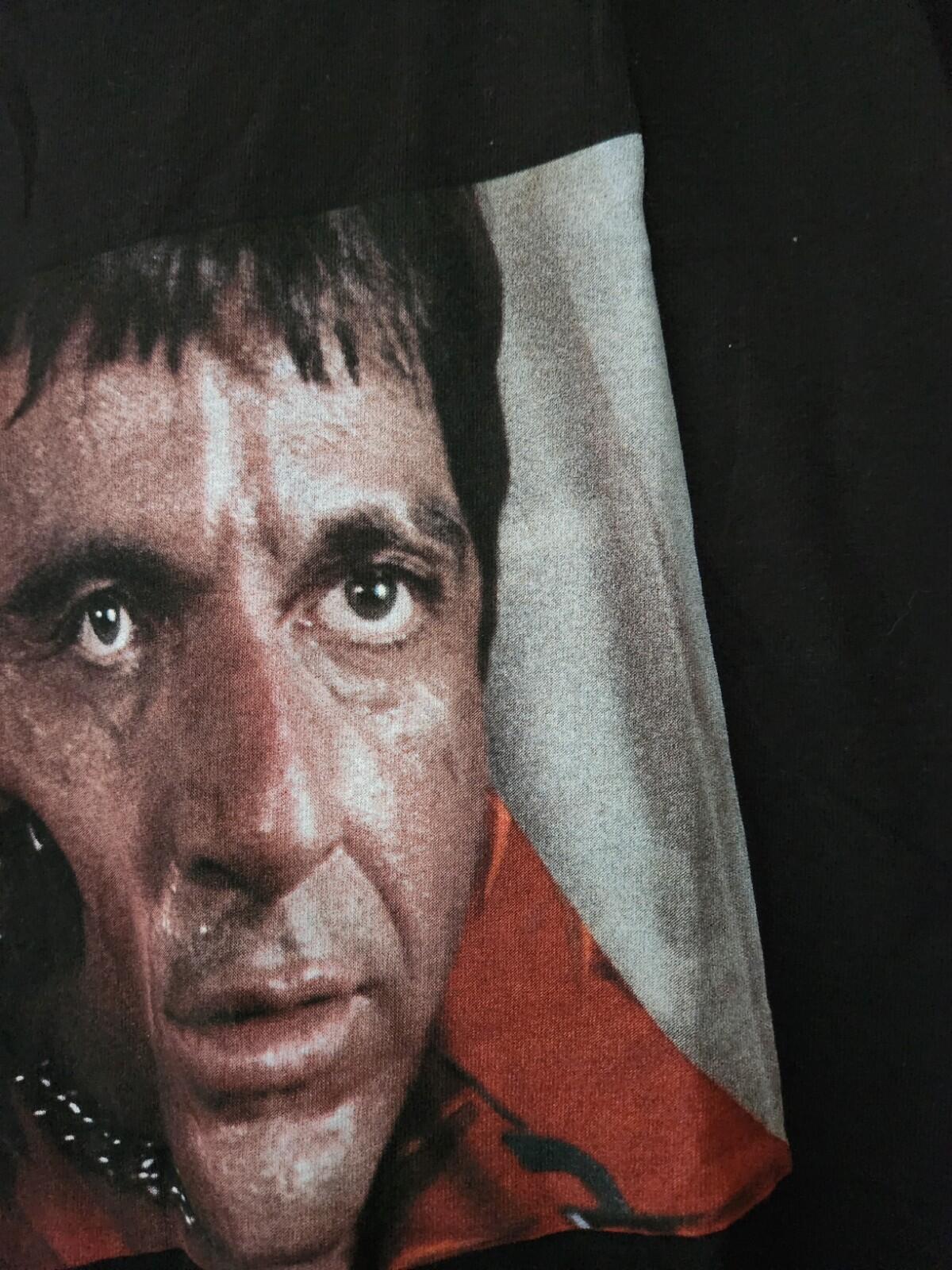 FW17 Supreme x Scarface Shower tee black T-shirt size M medium Tony Montana