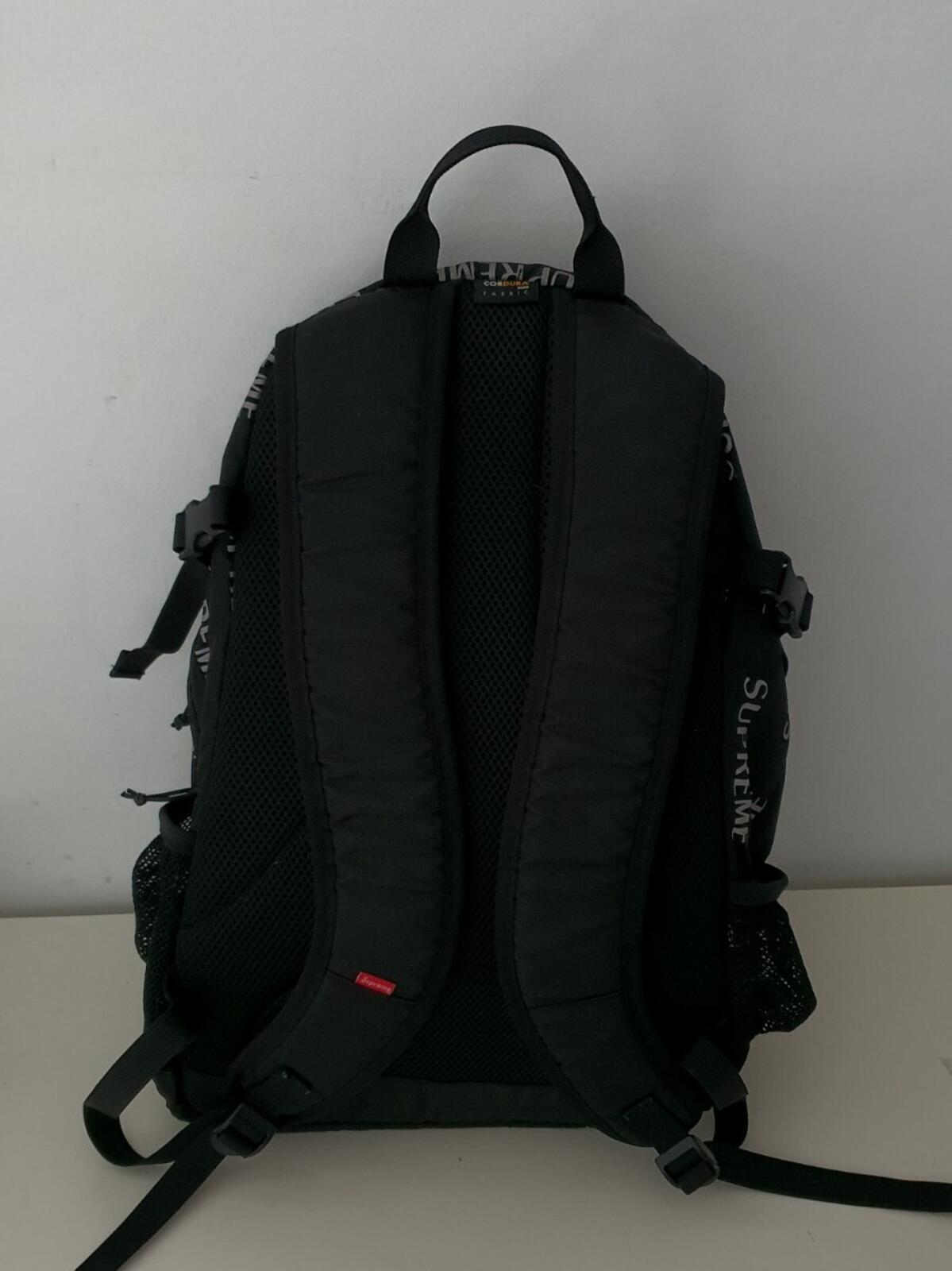 Mochila FW16 Supreme 3M Reflective Repeat (negra)