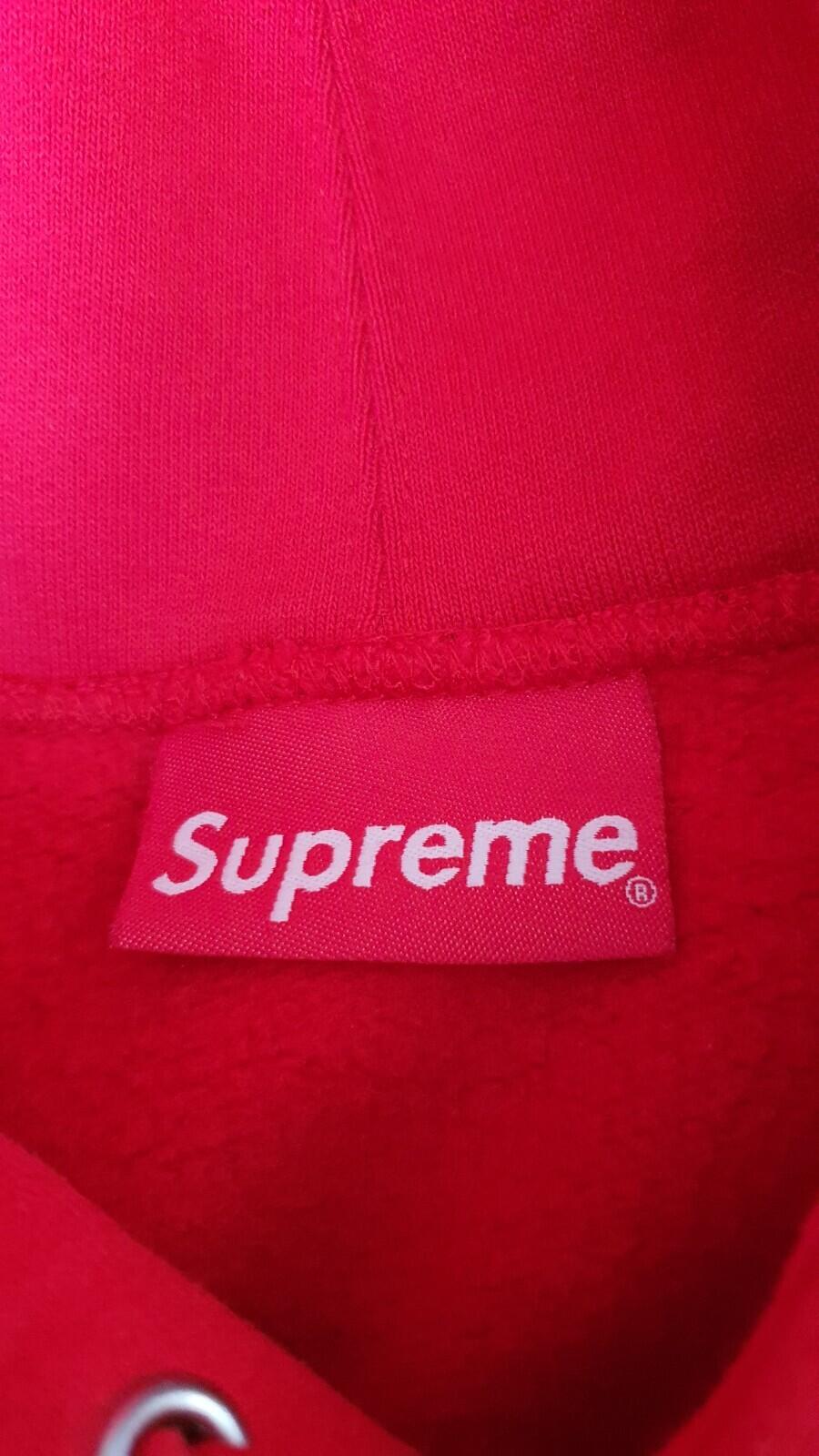 SS21 Supreme Laser Cut S Logo Hooded Sweatshirt Red Size XL