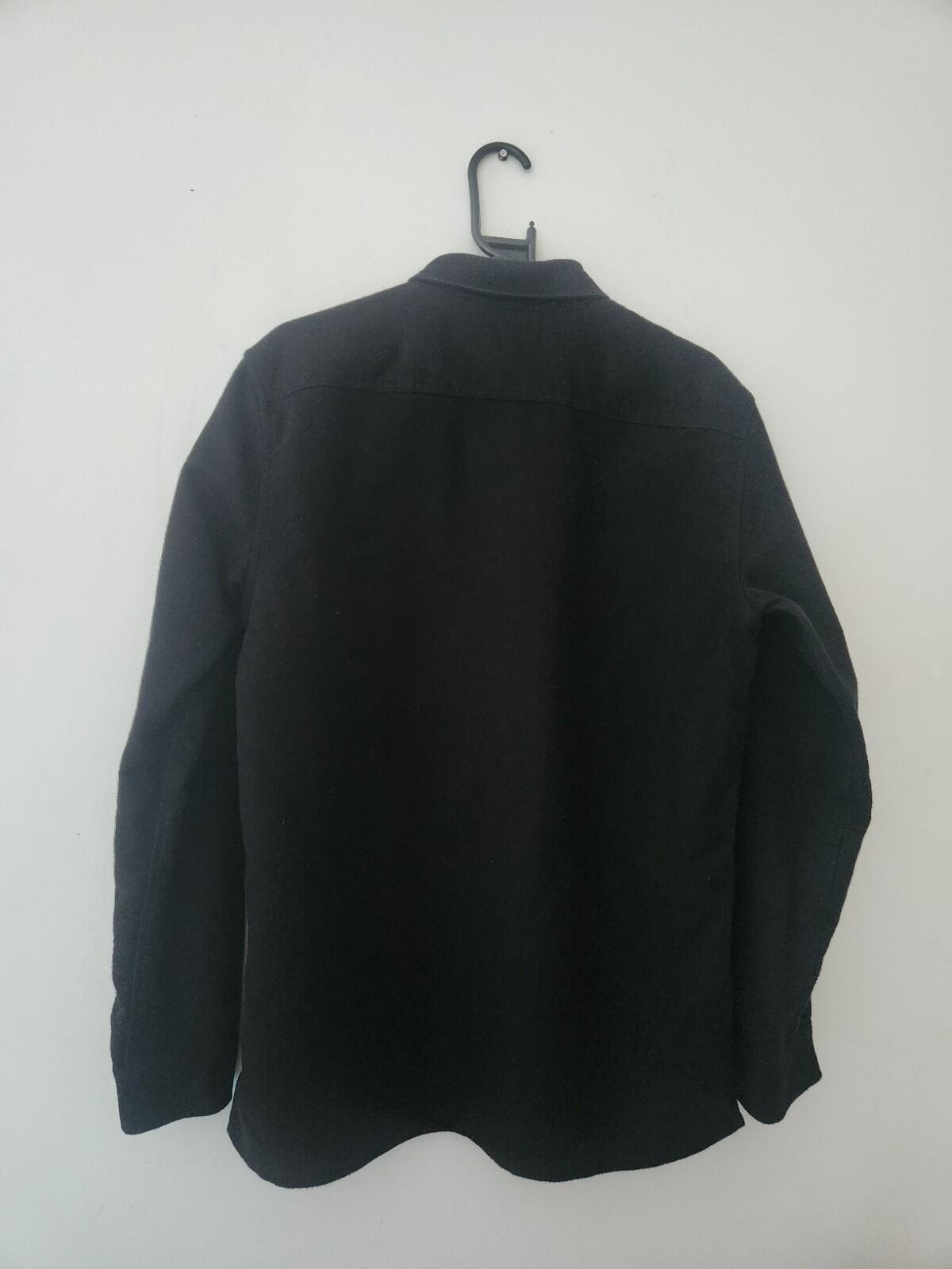 FW13 Supreme Moleskin Naval Shirt Black Size L