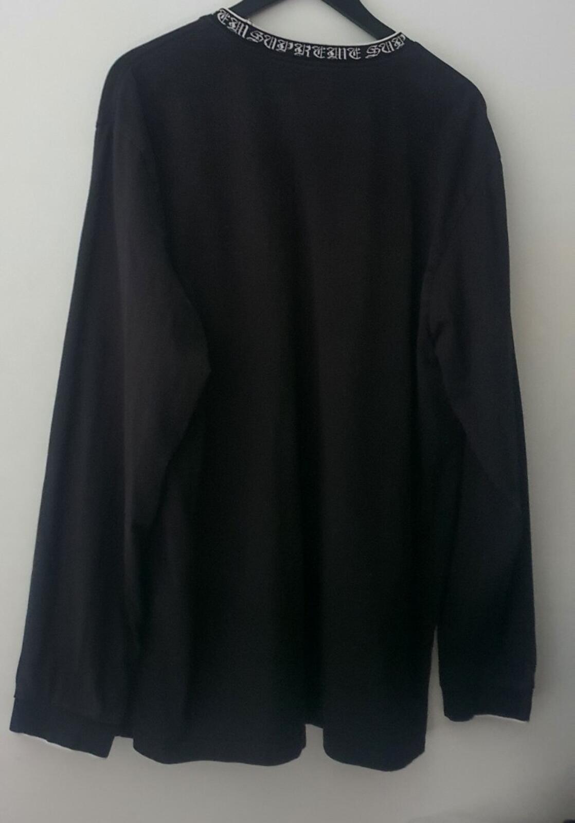 SS21 Supreme Old English Collar Logo L/S te size XL longsleeve t-shirt top