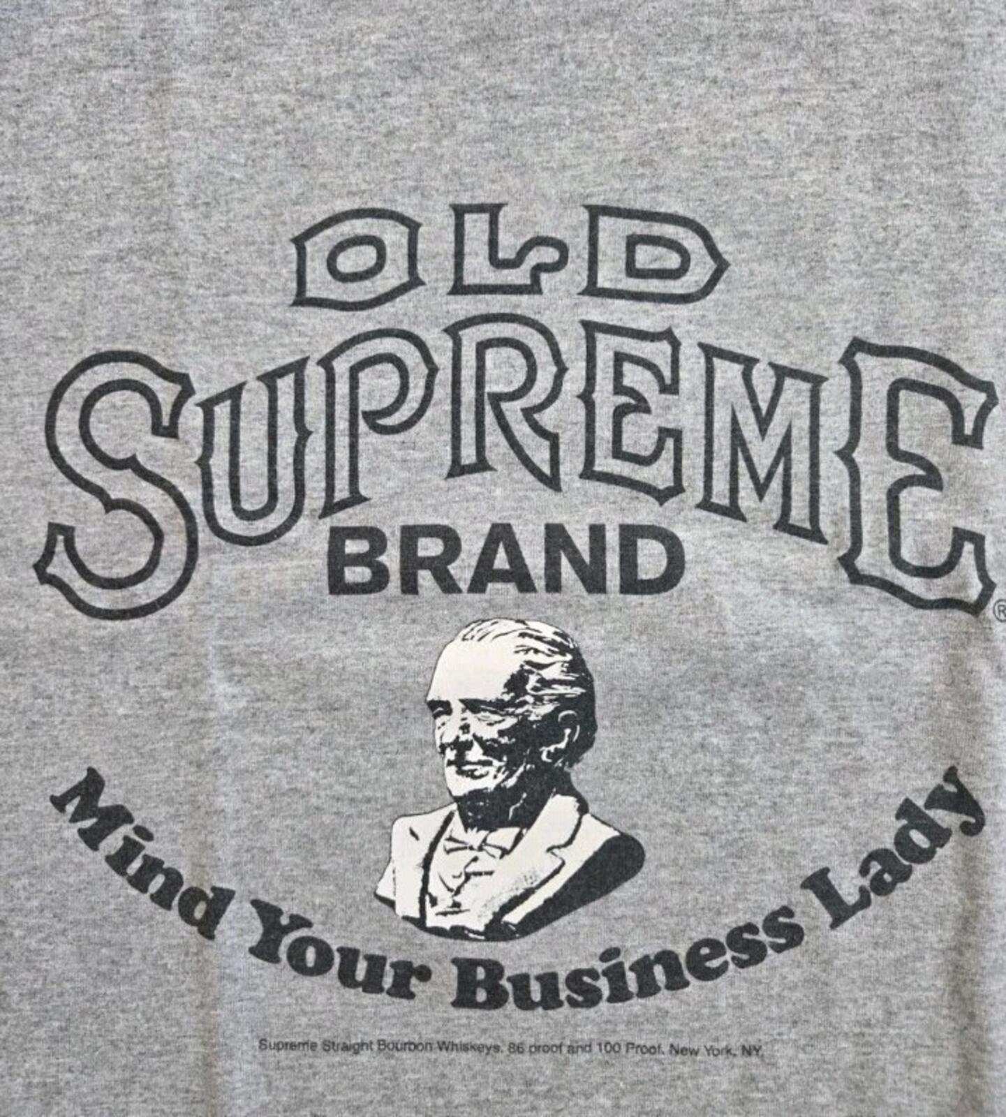 SS11 Supreme Mind Your Business Tee Heather Grey Size L