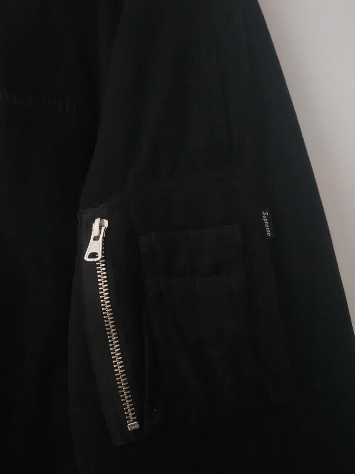 FW18 Supreme Wool N-2B Jacket Black Size L