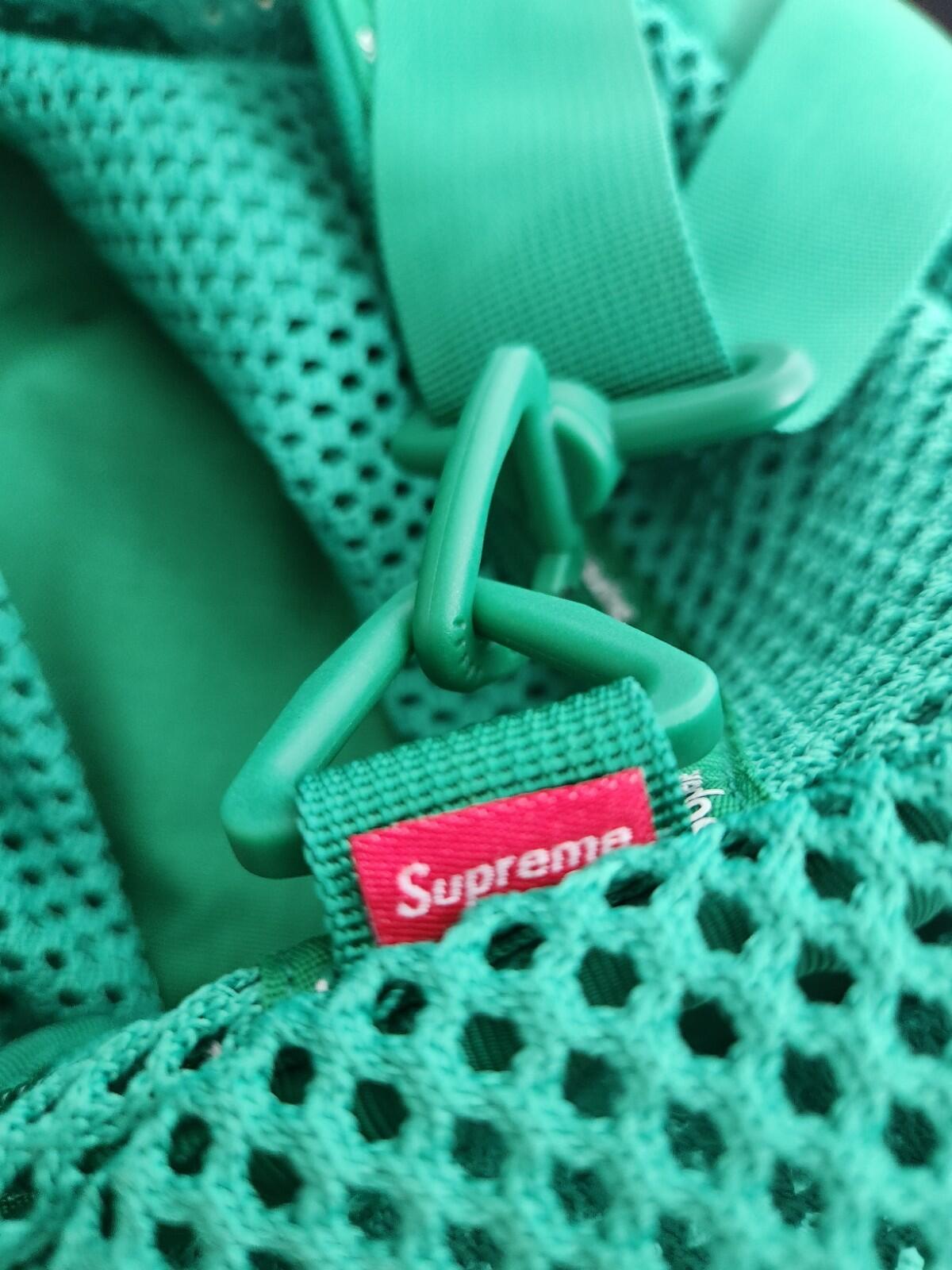 SS23 Supreme mesh duffle bag Green 25L holdall