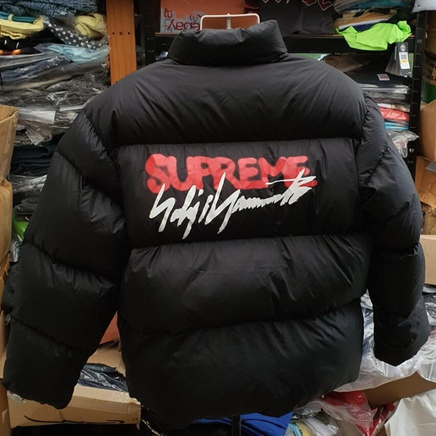 FW20  Supreme Yohji Yamamoto Down Jacket  black XL puffy puffer Water resistant