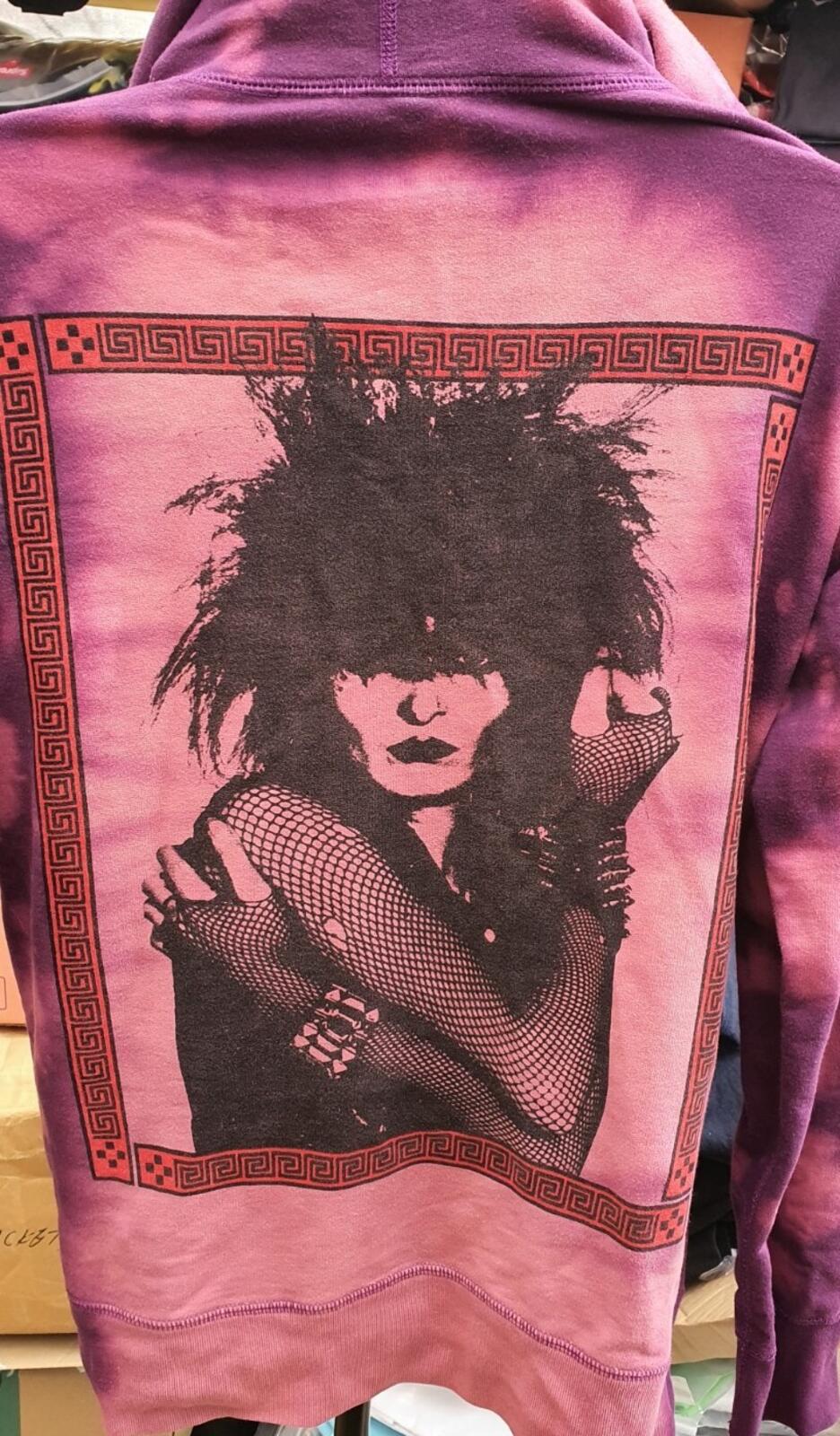 SS14 Supreme Siouxsie Sioux Tie Dye Hooded Sweatshirt Size M