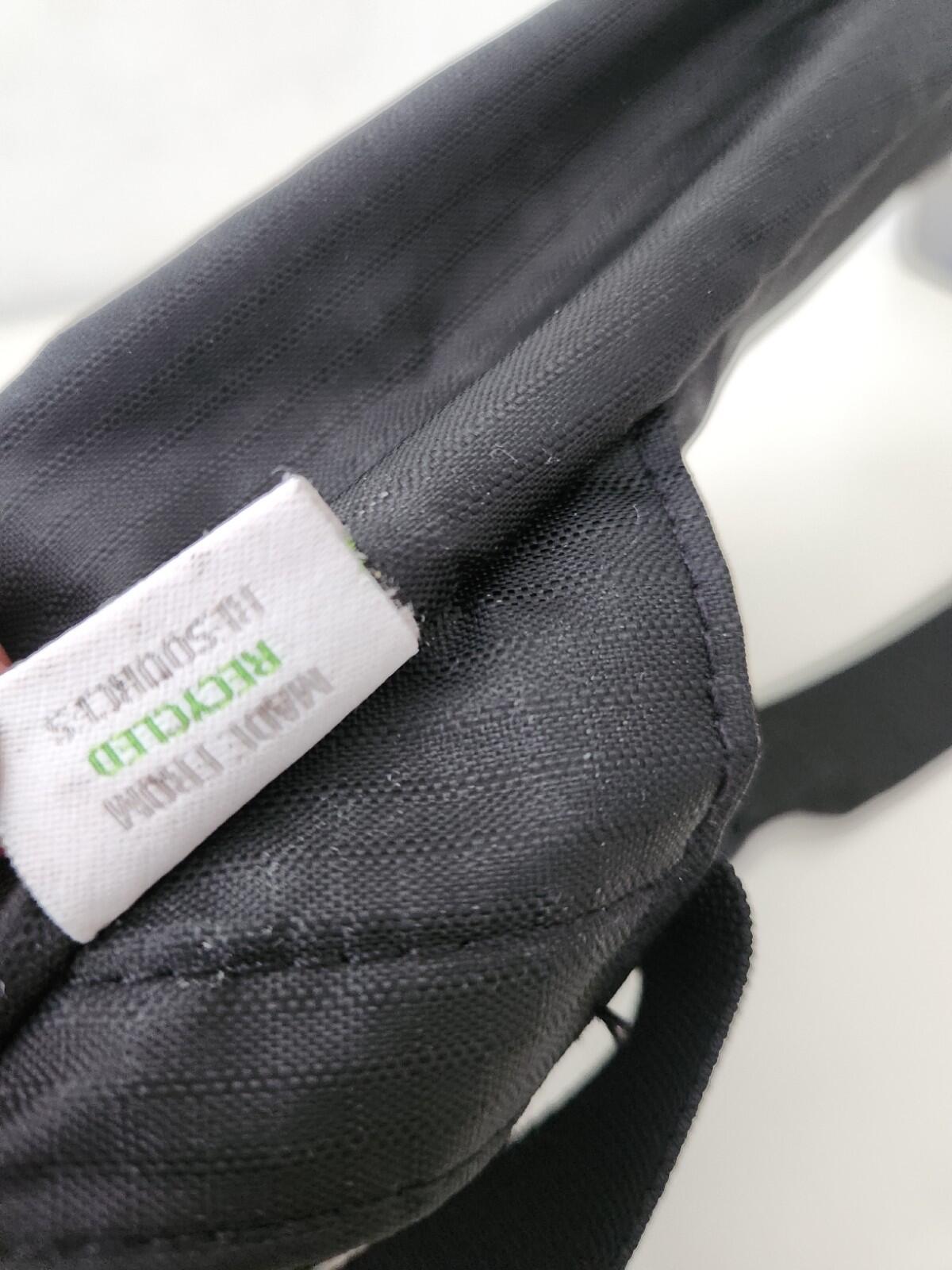 SS21 Supreme Sling Bag Black Water Resistant Shoulder Waist Nylon Ripstop