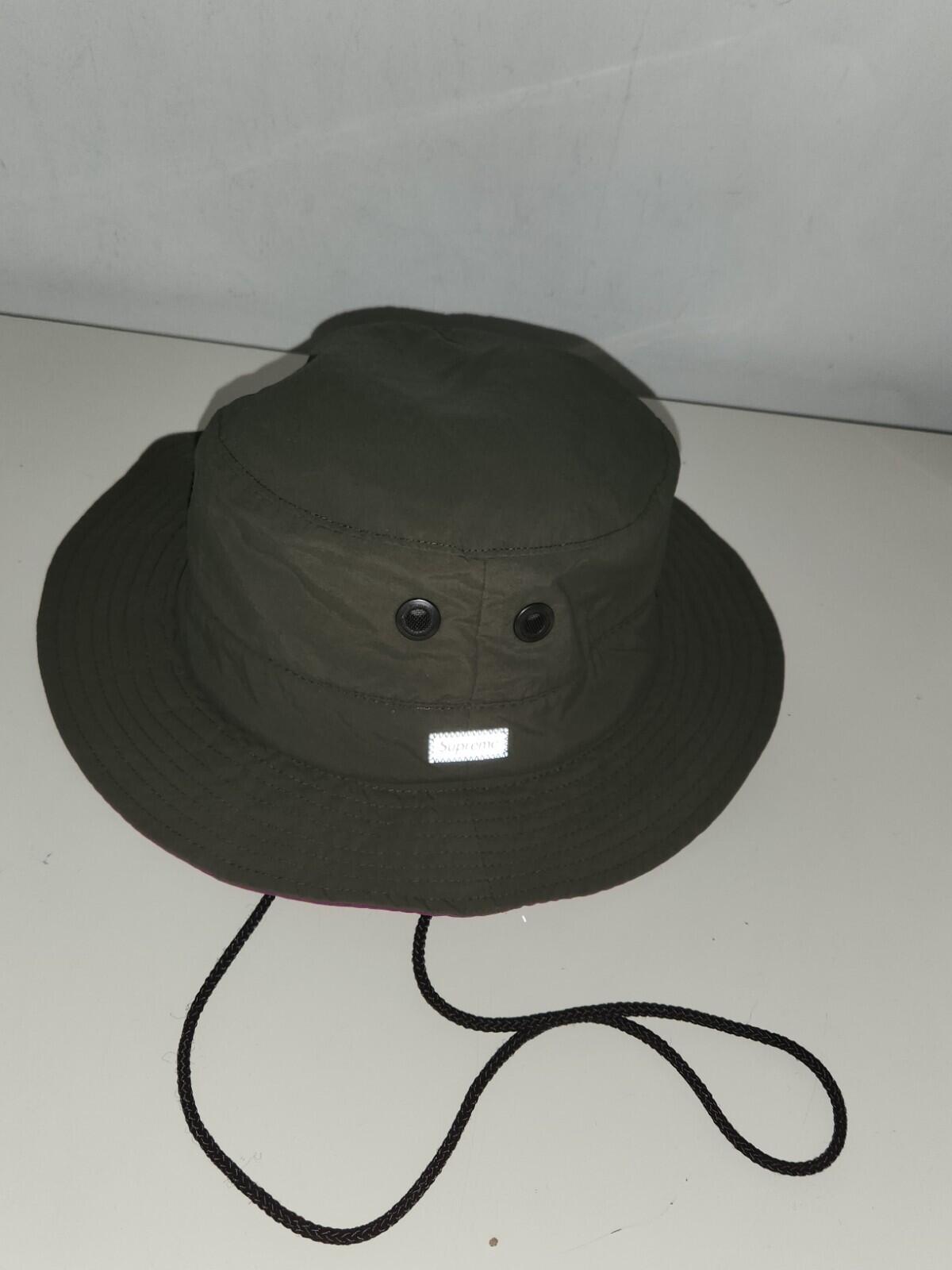 FW18 Supreme Contrast Boonie Hat Olive Size S/M