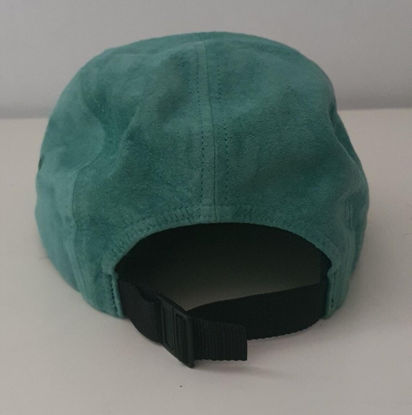 SS17 Supreme Suede Camp Cap Light Green Leather Hat Box Logo