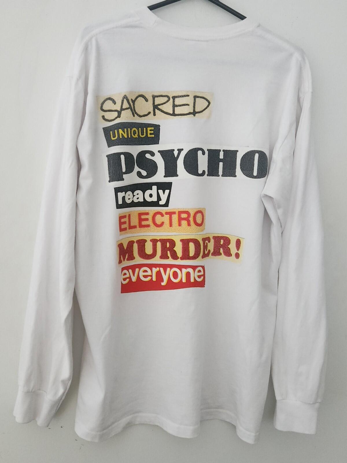 SS20 Supreme Sacred Unique L/S Tee Weiß Langarm Größe L