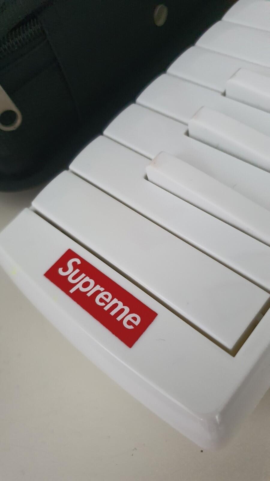 FW18 Supreme Hohner harmonica small box logo musical instrument white