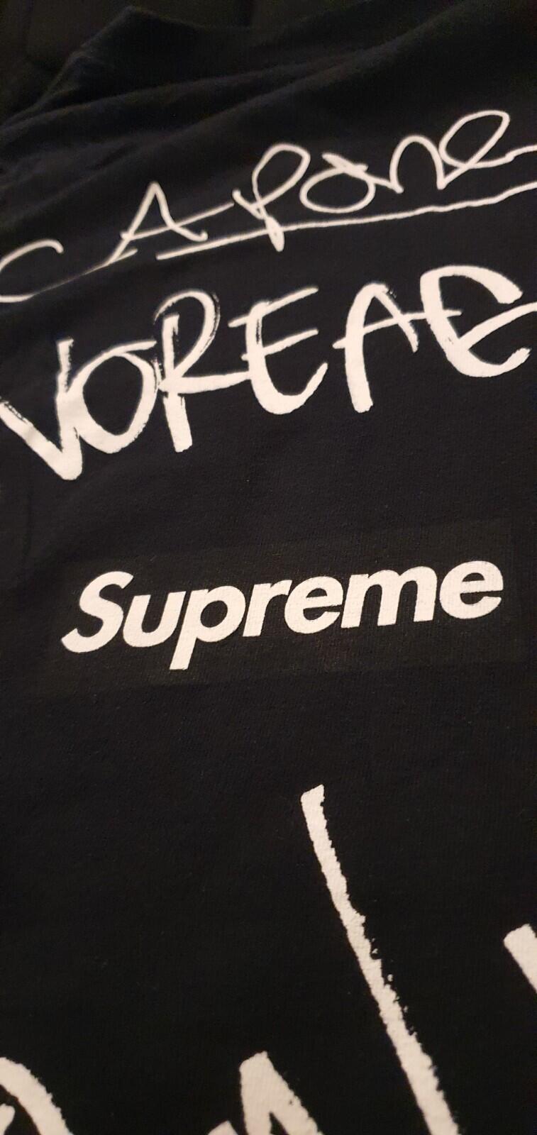 FW16 Supreme The War Report Tee M Medium black T-shirt Capone-N-Noreaga CNN