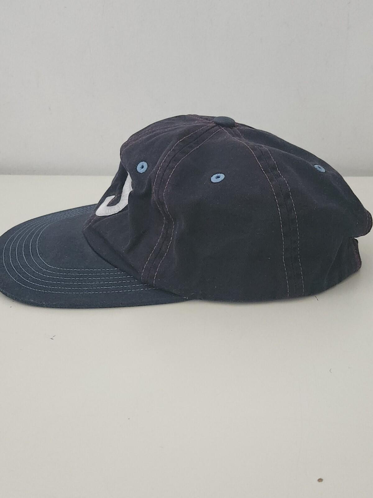 SS16 Supreme 2-Tone Washed S Logo 6-panel DYED IN NAVY
