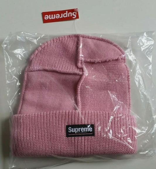 FW20 Supreme Paneled Seam pink beanie New with tag Unopened Hat
