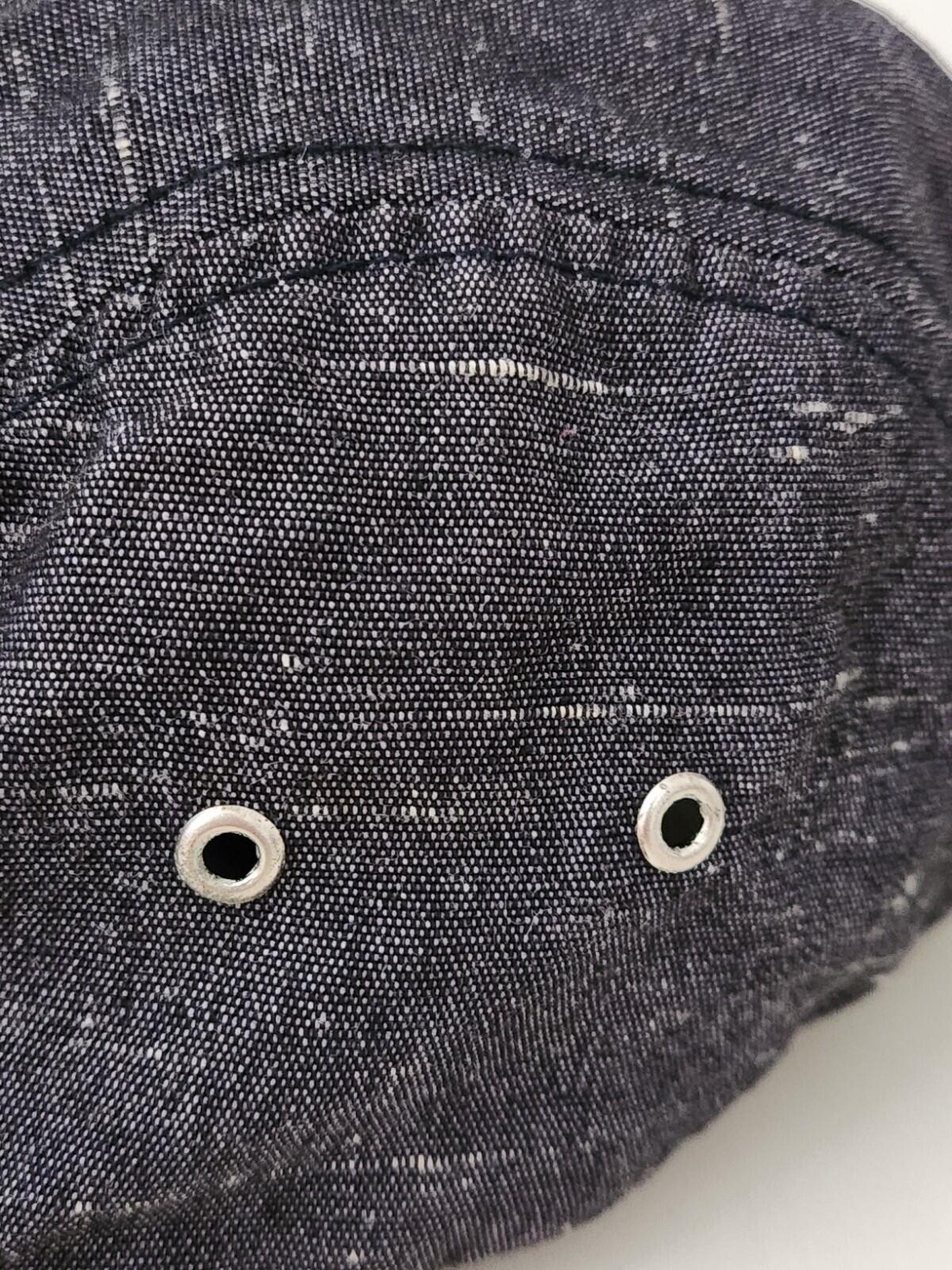 SS09 Supreme camp cap vintage Grey hat from 2009 Purple box logo Very Rare