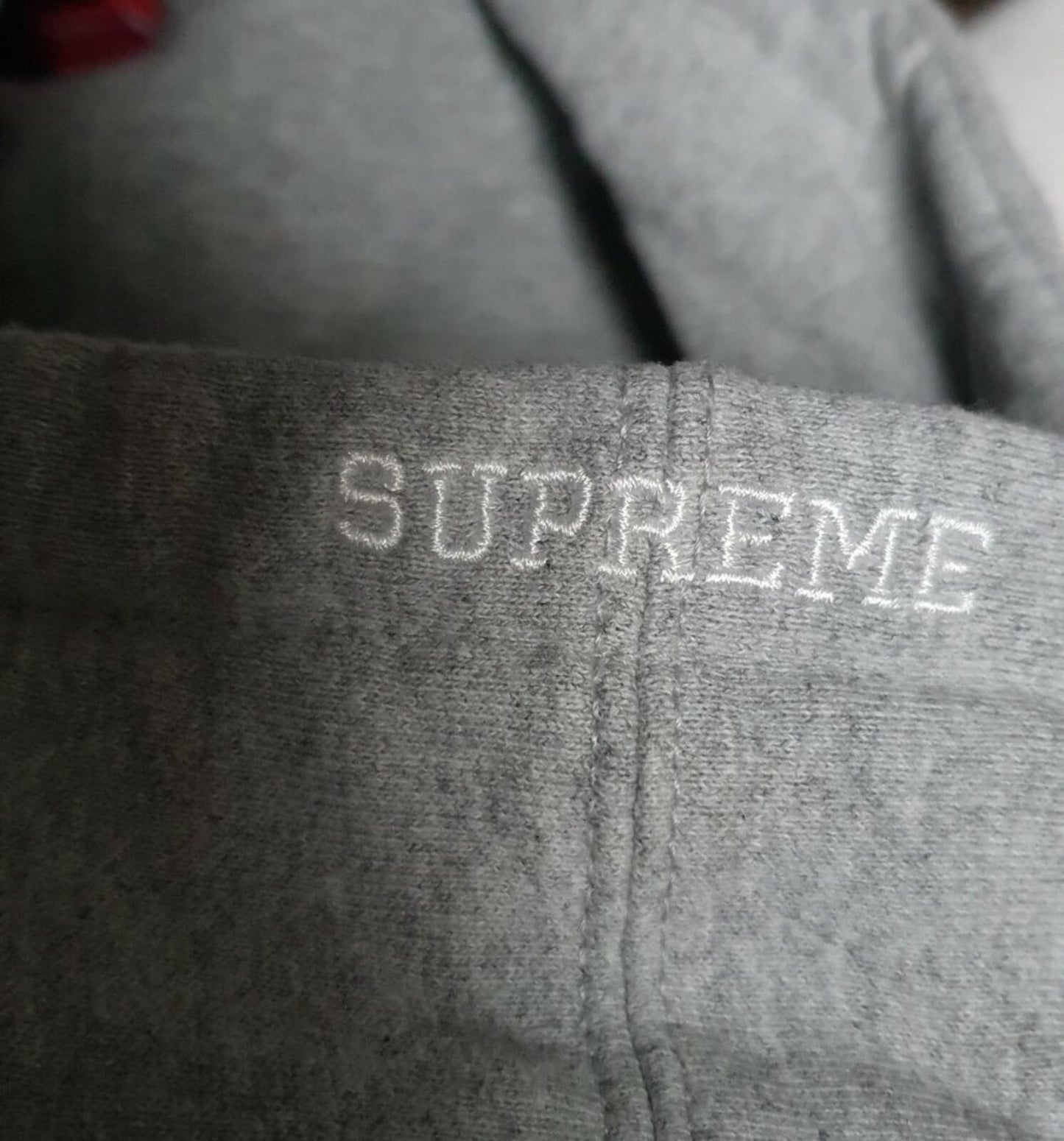 SS19 Supreme S Logo Colorblocked Kapuzenpullover Schwarz Größe M