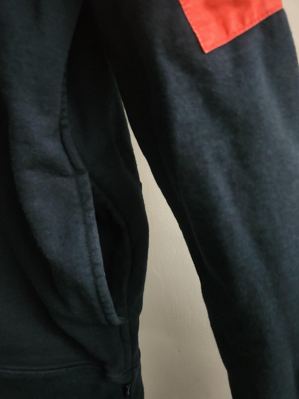 FW13 Supreme Flags Pullover navy hooded sweatshirt size M medium vintage hoodie