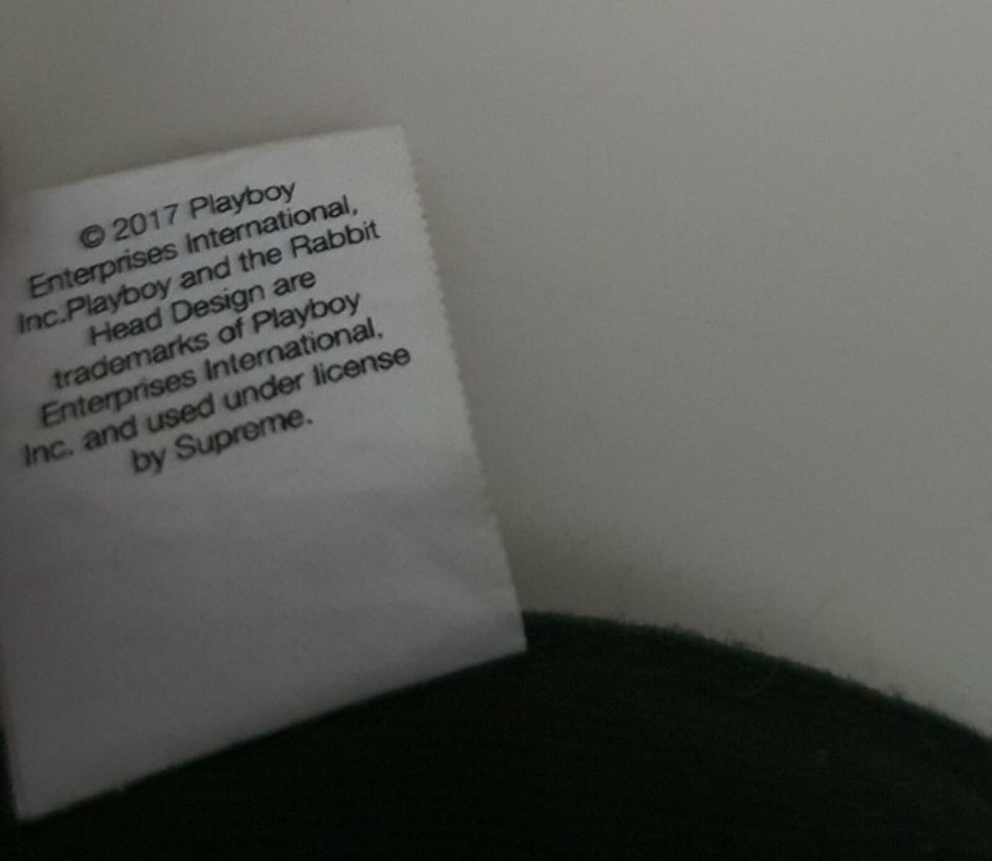 Gorra SS17 Supreme x Playboy Pillbox Negro Blanco
