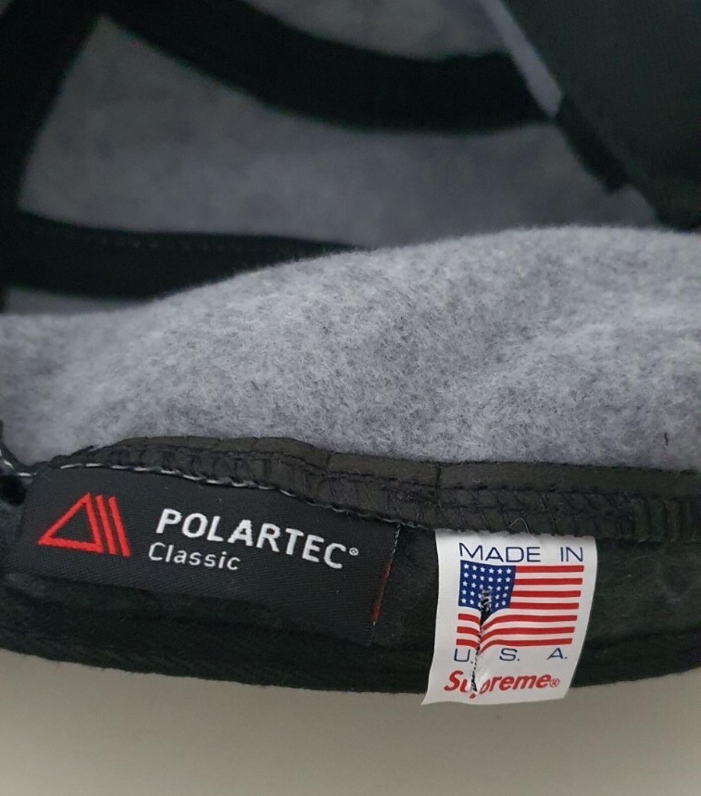 FW11 Supreme Polar Fleece Soft Bill Camp Cap grey Hat vintage 2011 polartec Rare