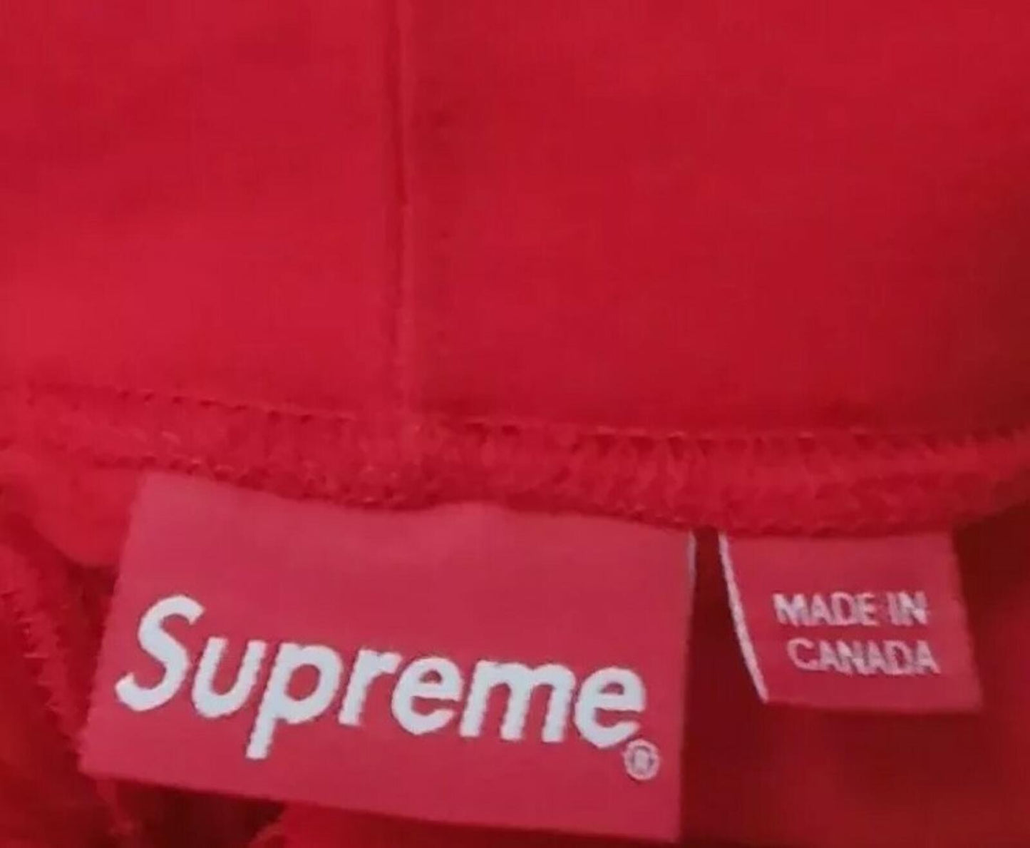 FW20 Supreme Shop New York City red hooded sweatshirt size L large hoodie