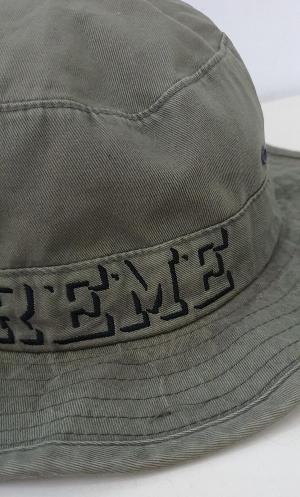 SS15 Supreme Twill boonie Hat Olive Size S / M
