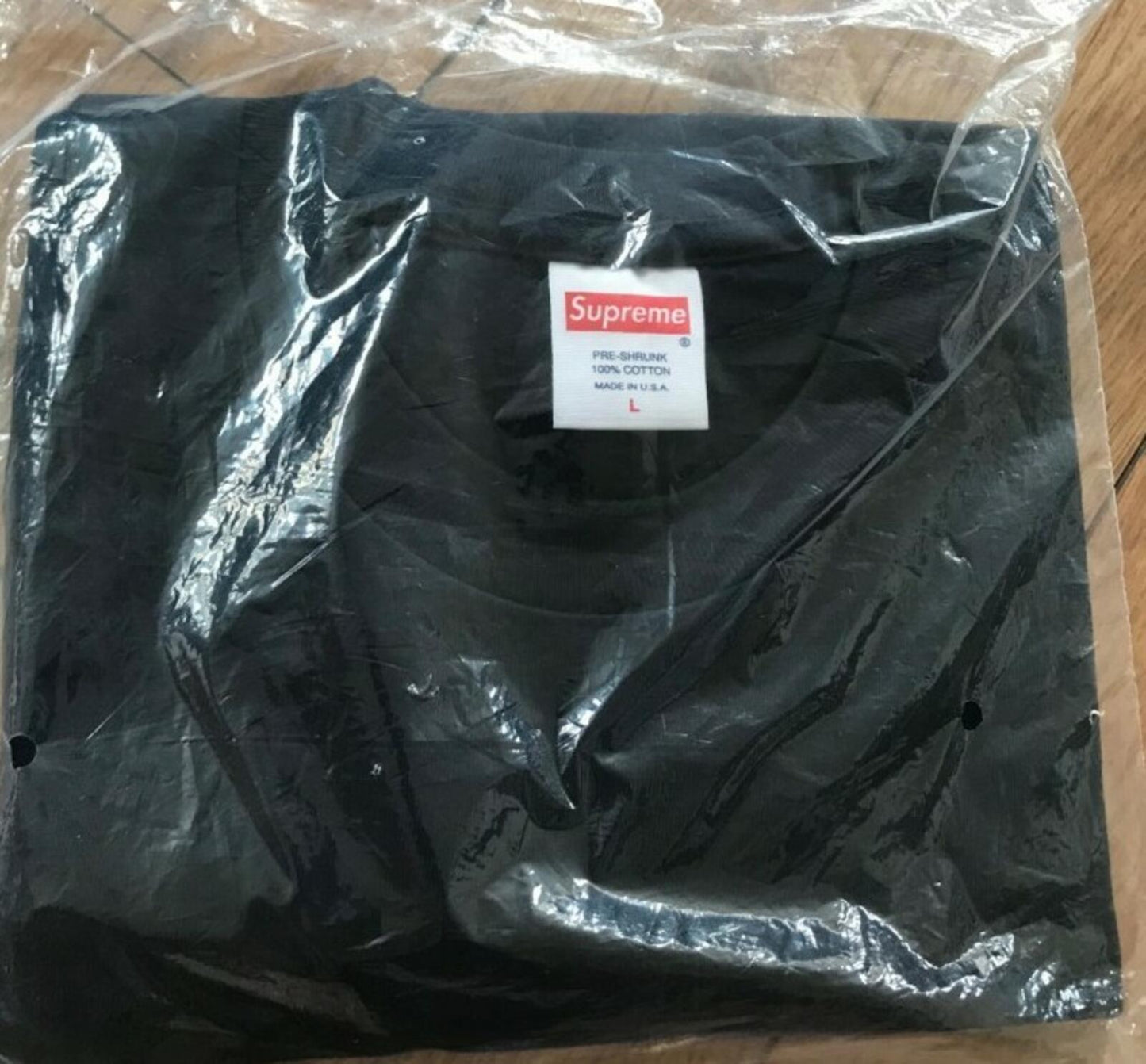 SS17 Supreme Mirage Tee Navy Size L