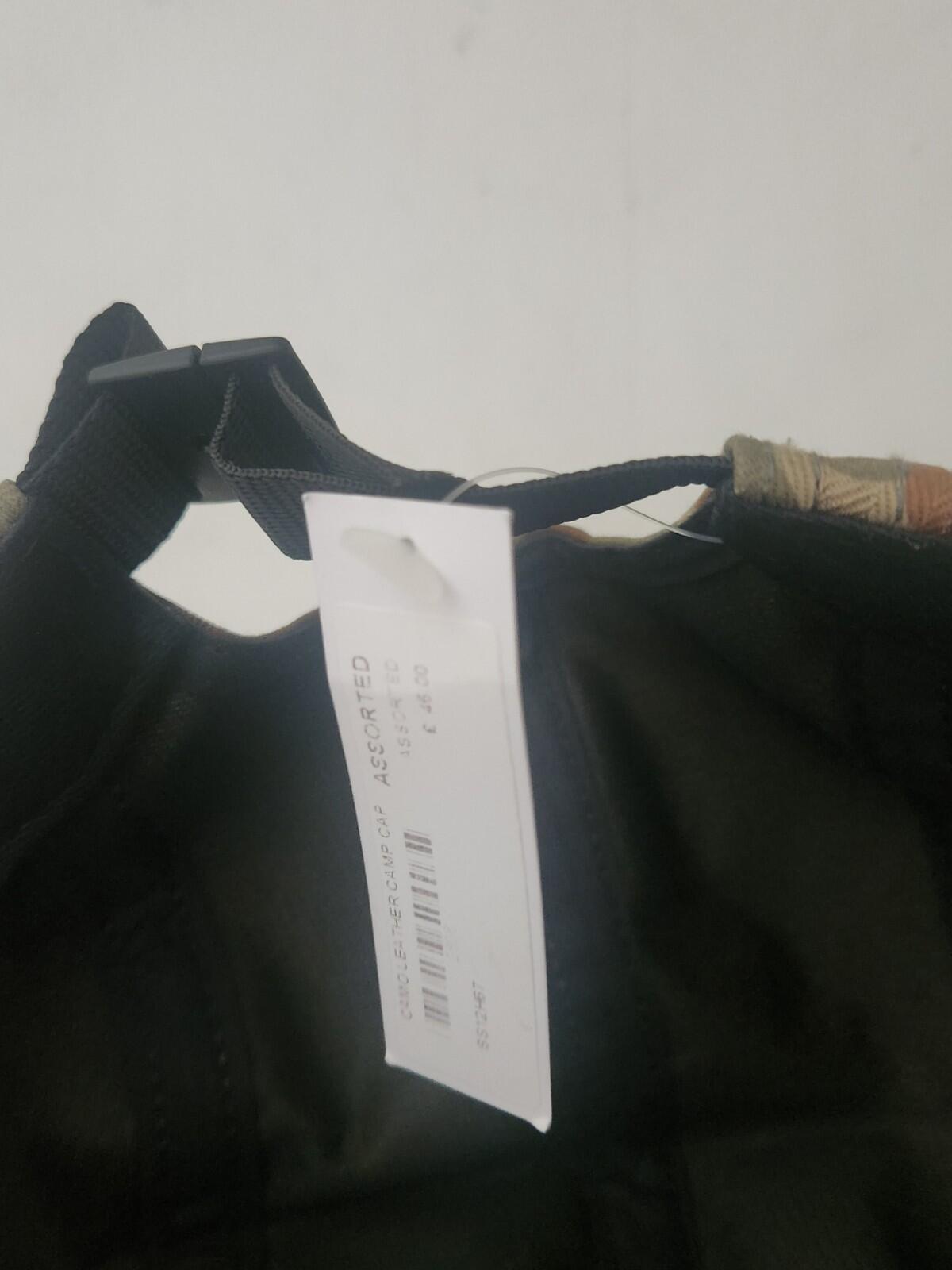 SS12 Supreme Camo Leder Camp Cap Hut Leder Box Logo Neu Ente Tarnung