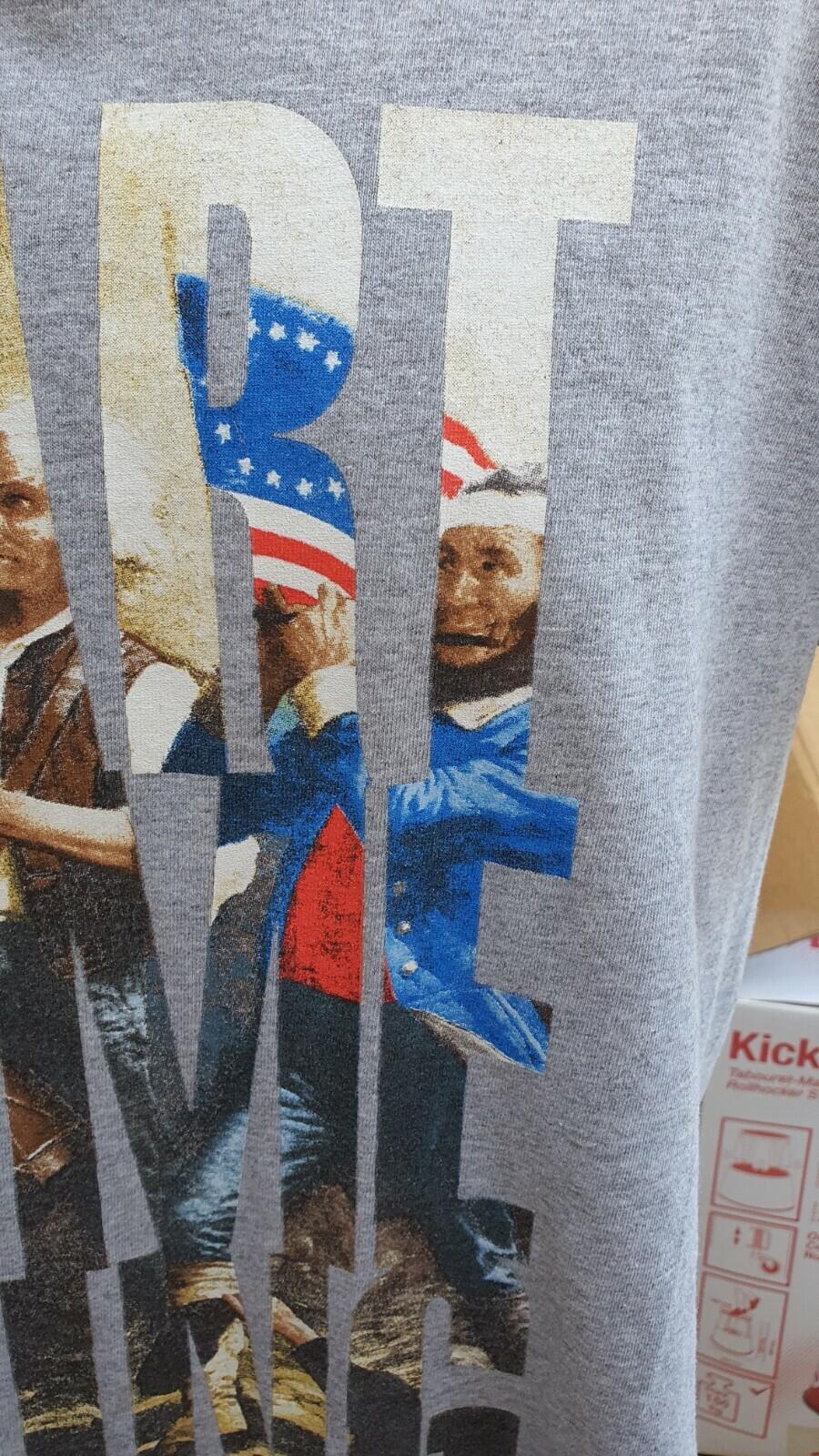 SS08 Supreme Start Something Tee Grey Size M