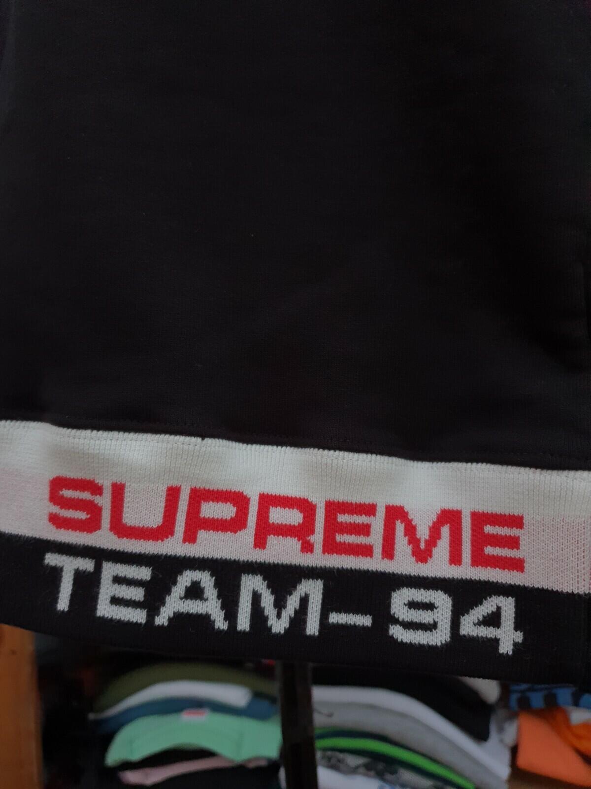 SS19 Supreme Rib Stripe black crewneck size M medium sweatshirt New With Tag