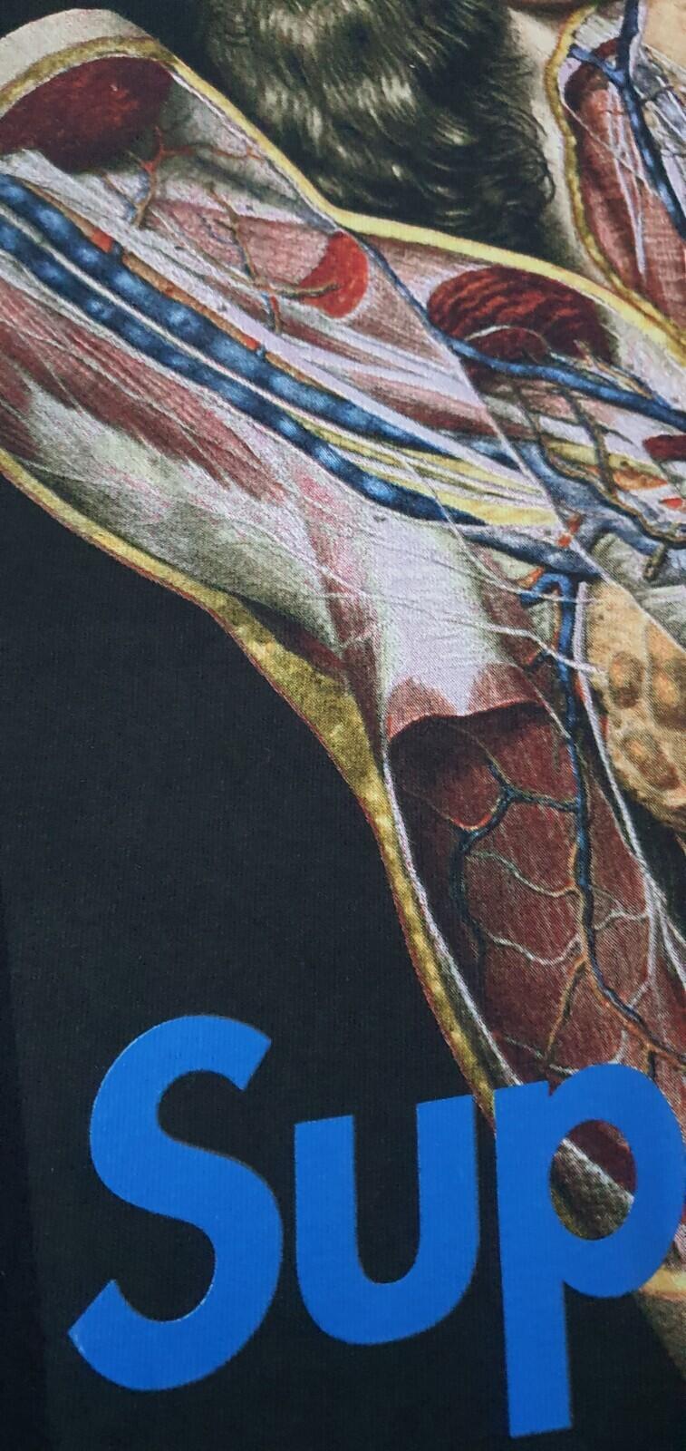 FW14 Supreme x Undercover Anatomy black Tee L large T-shirt Rare 2014 Vintage