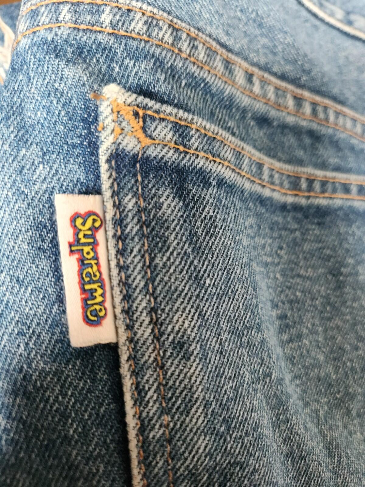 SS15 Supreme Denim Skate Jeans Größe 32 W32 L27 GEÄNDERT Mark Gonzales Gonz