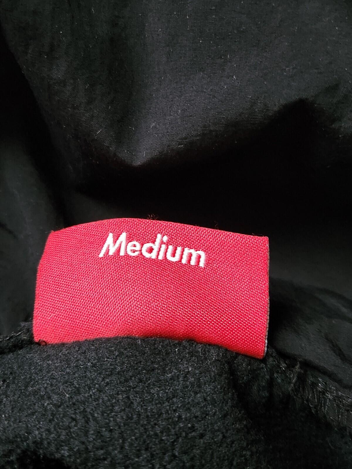 FW13 Supreme Fleece Pullover Hoodie Black Size M