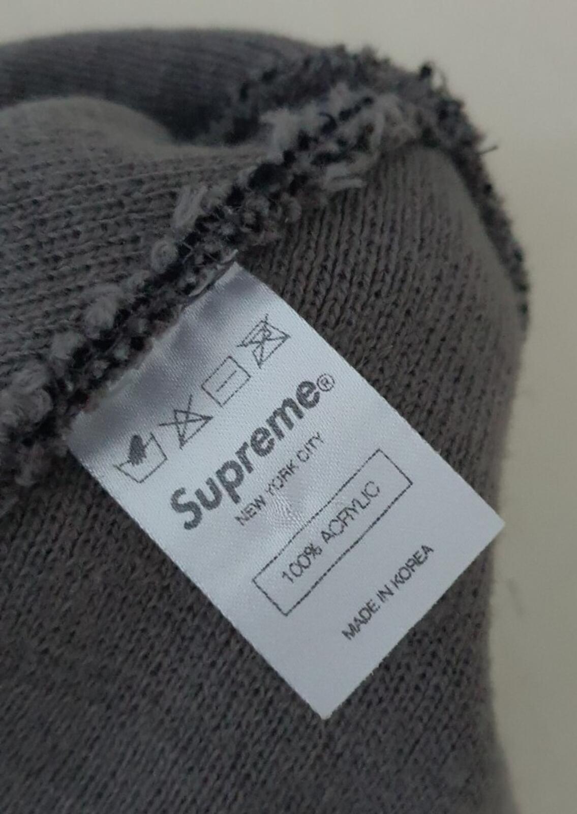 FW11 Supreme Royal Beanie grey vintage from 2011 Very rare Hat
