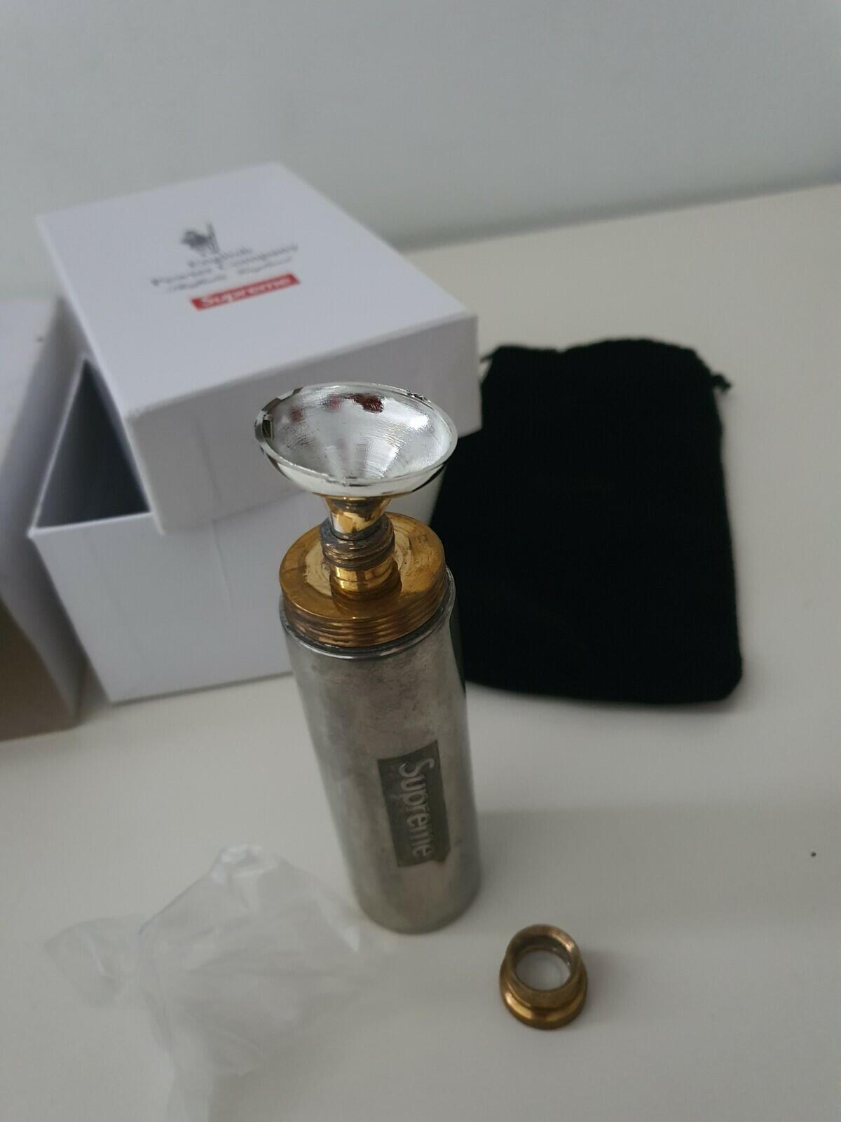 SS18 Supreme x English Pewter Company Cartridge Bullet Flask Metal
