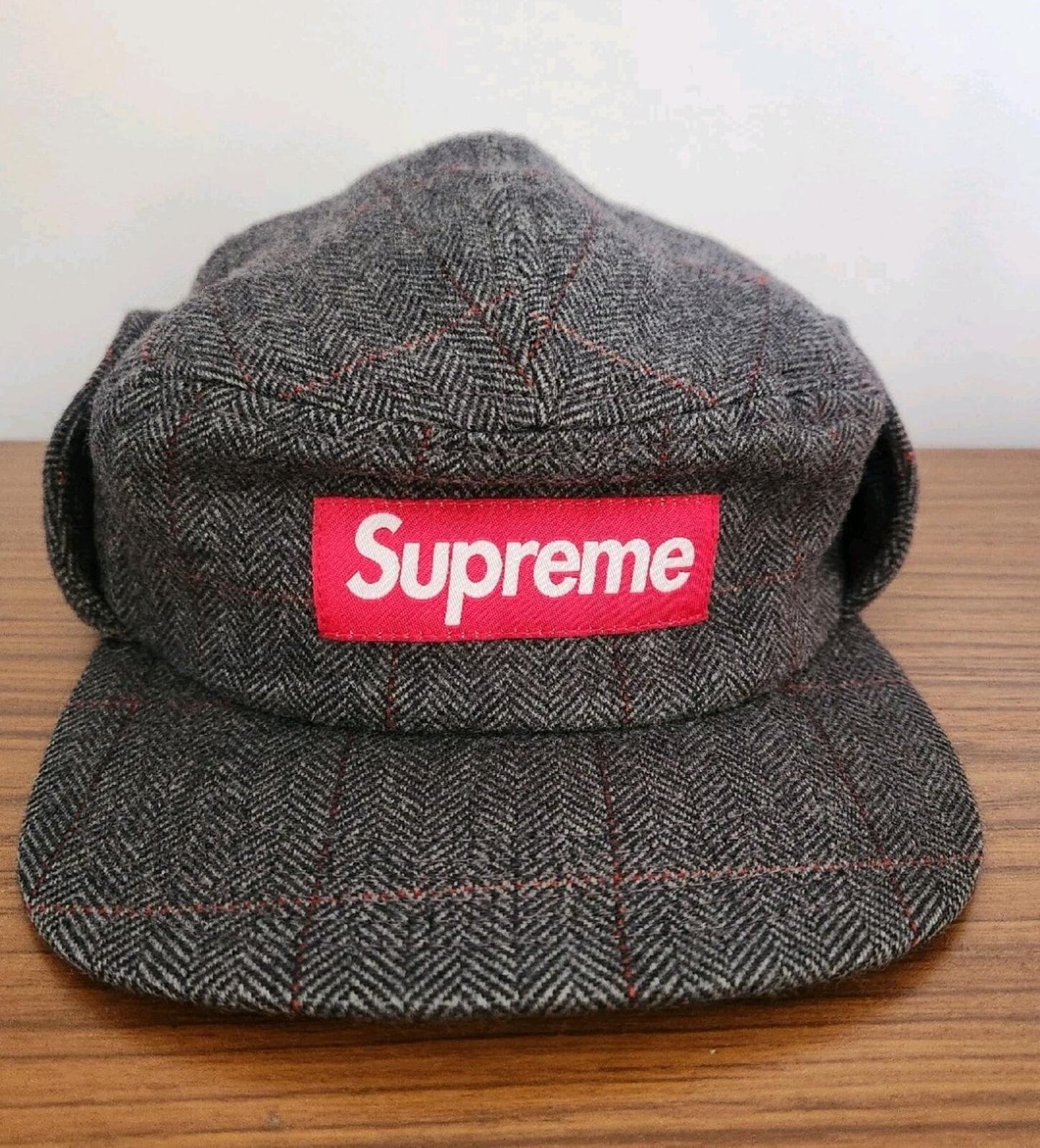 FW11 Supreme Wool Snap Up Trail Hat Hield Classic Cloth Grey Size S/M