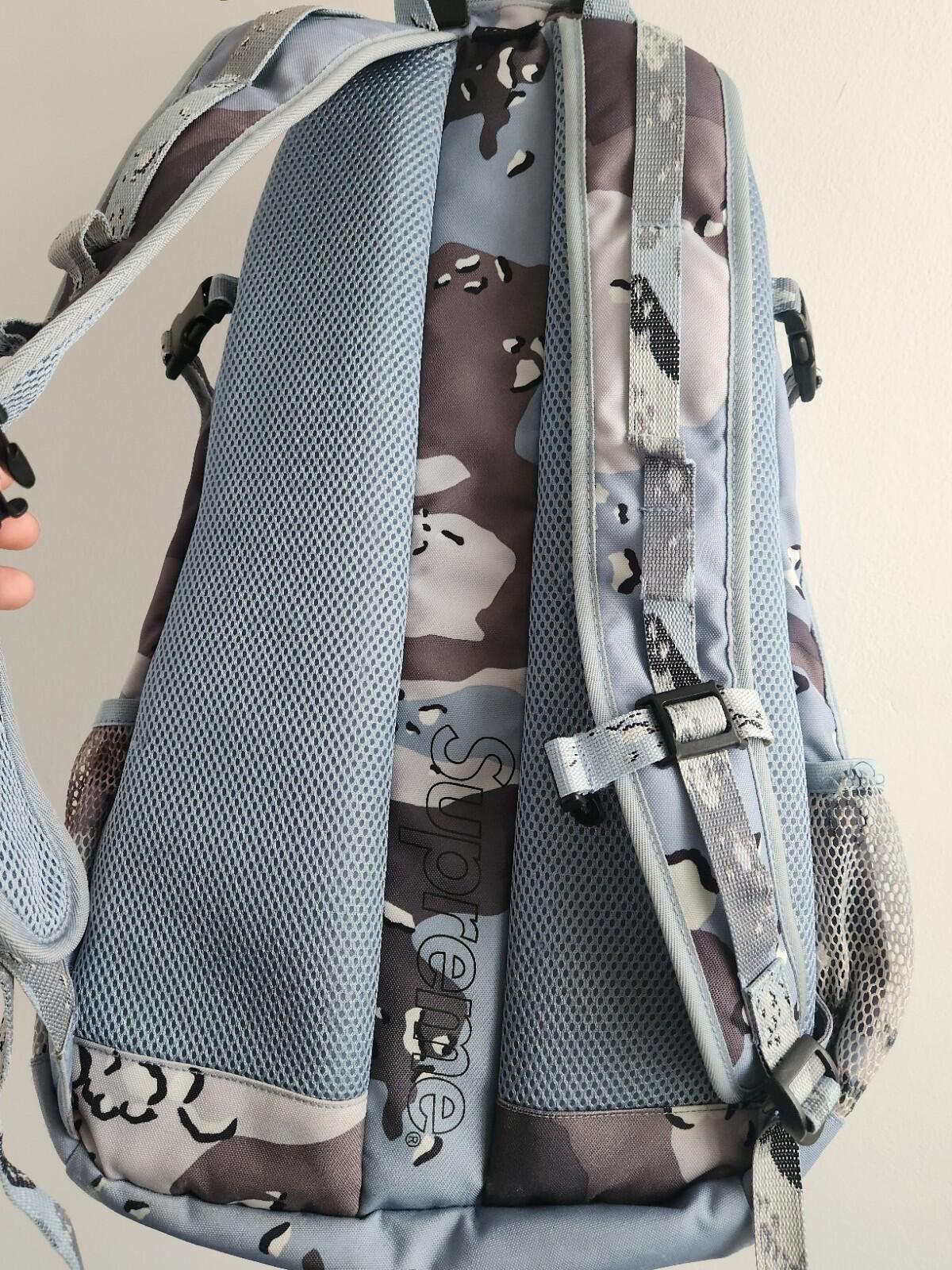 SS20 Supreme backpack Cordura Bag Mesh Blue Chocolate Chip Camo Rucksack