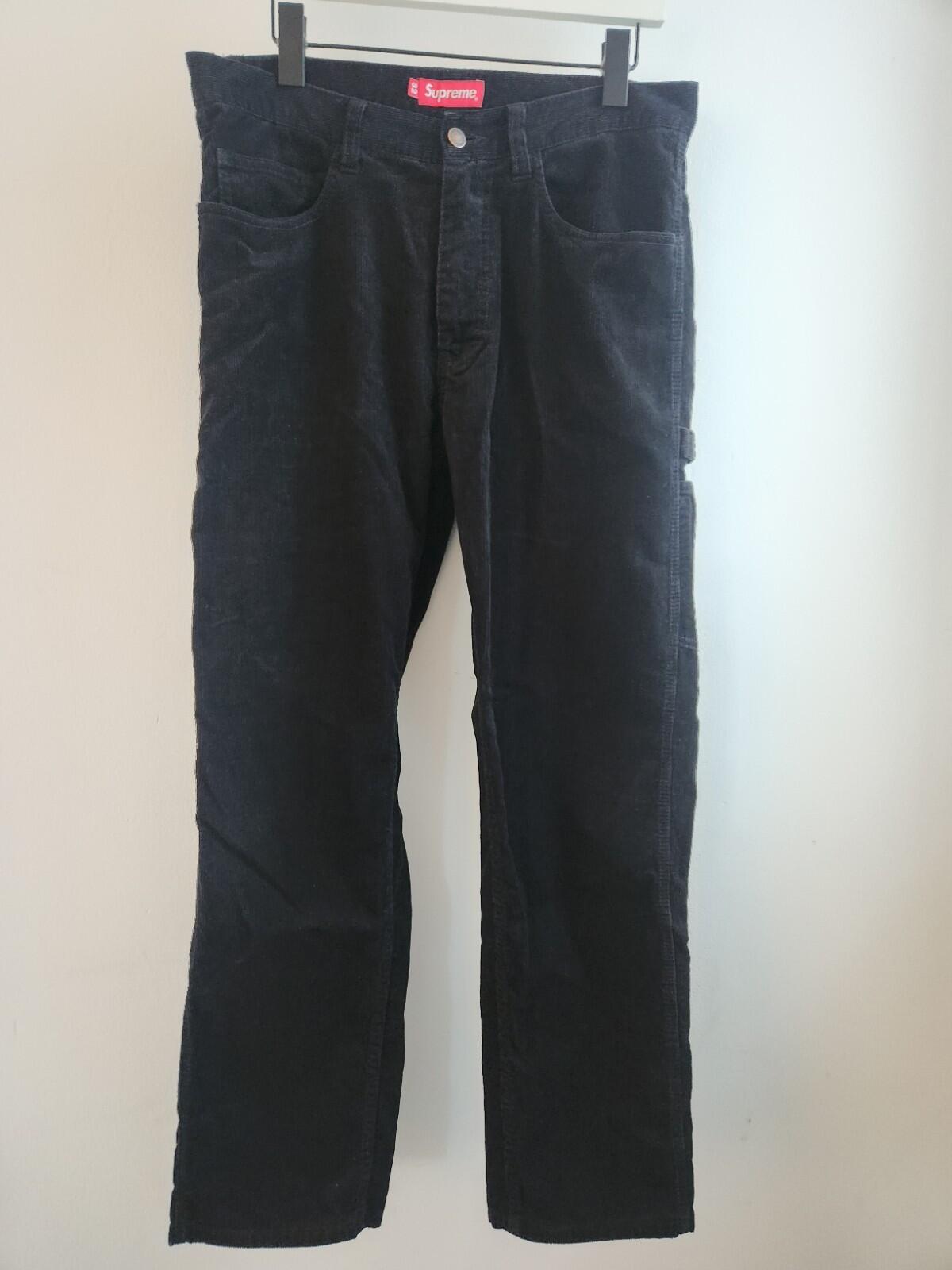 FW18 Supreme Corduroy Painter Pant Black W32 L32 Gonz