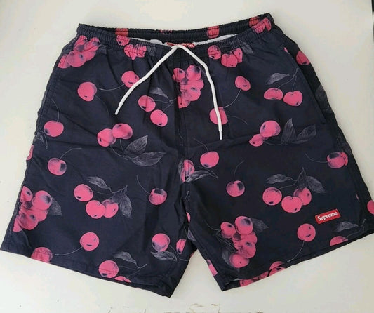 SS19 Supreme Nylon Water Short Black Cherry Bañador de Nylon Talla S Pequeña
