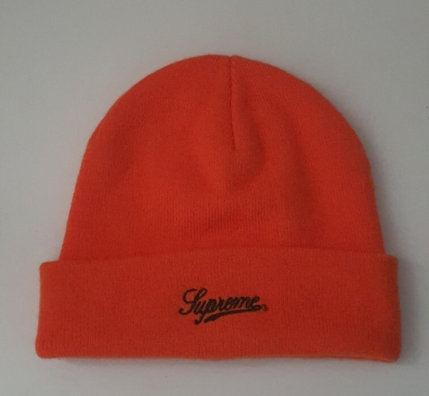 SS20 Supreme x Automobili Lamborghini Beanie Orange Hat