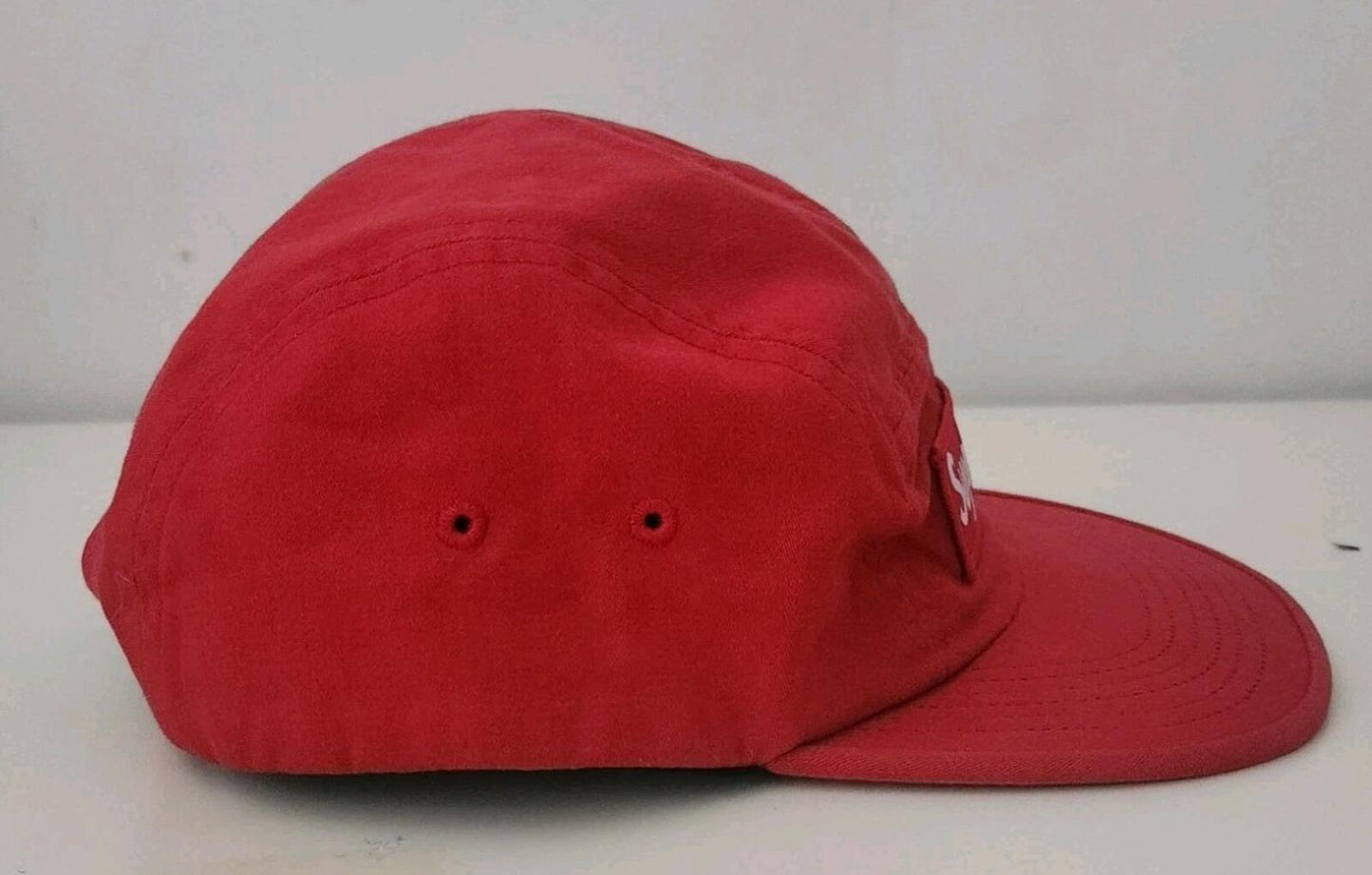 SS19 Supreme Military Camp Cap Hat Red
